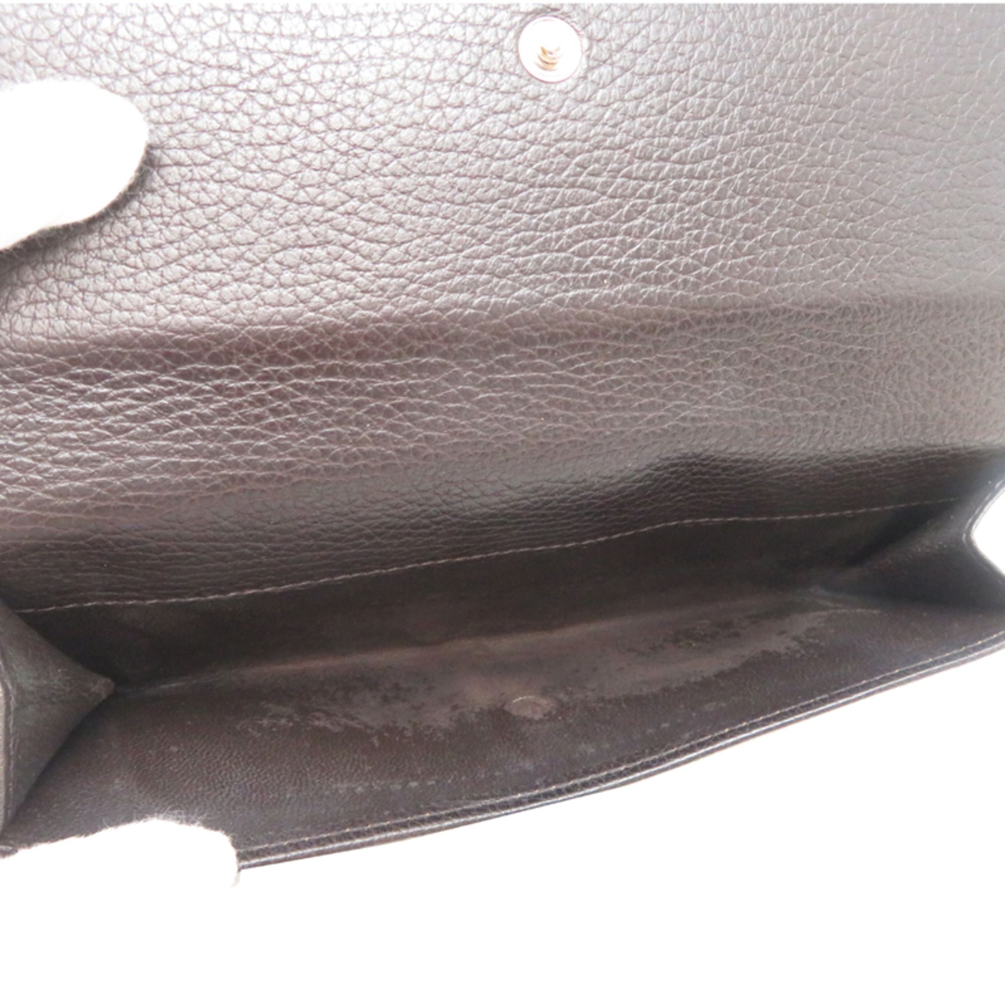 Leather Long Wallet (Bi-Fold) (Pre-Owned) - Gucci - Modalova