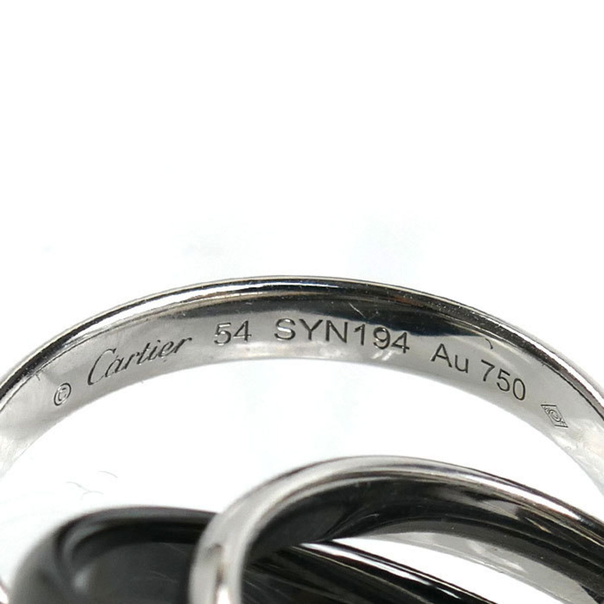White Gold (18K) Ceramic Band Ring (Pre-Owned) - Cartier - Modalova