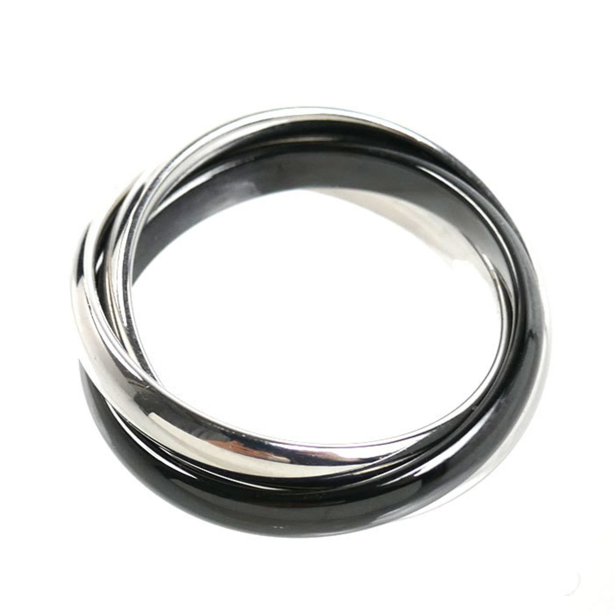 White Gold (18K) Ceramic Band Ring (Pre-Owned) - Cartier - Modalova