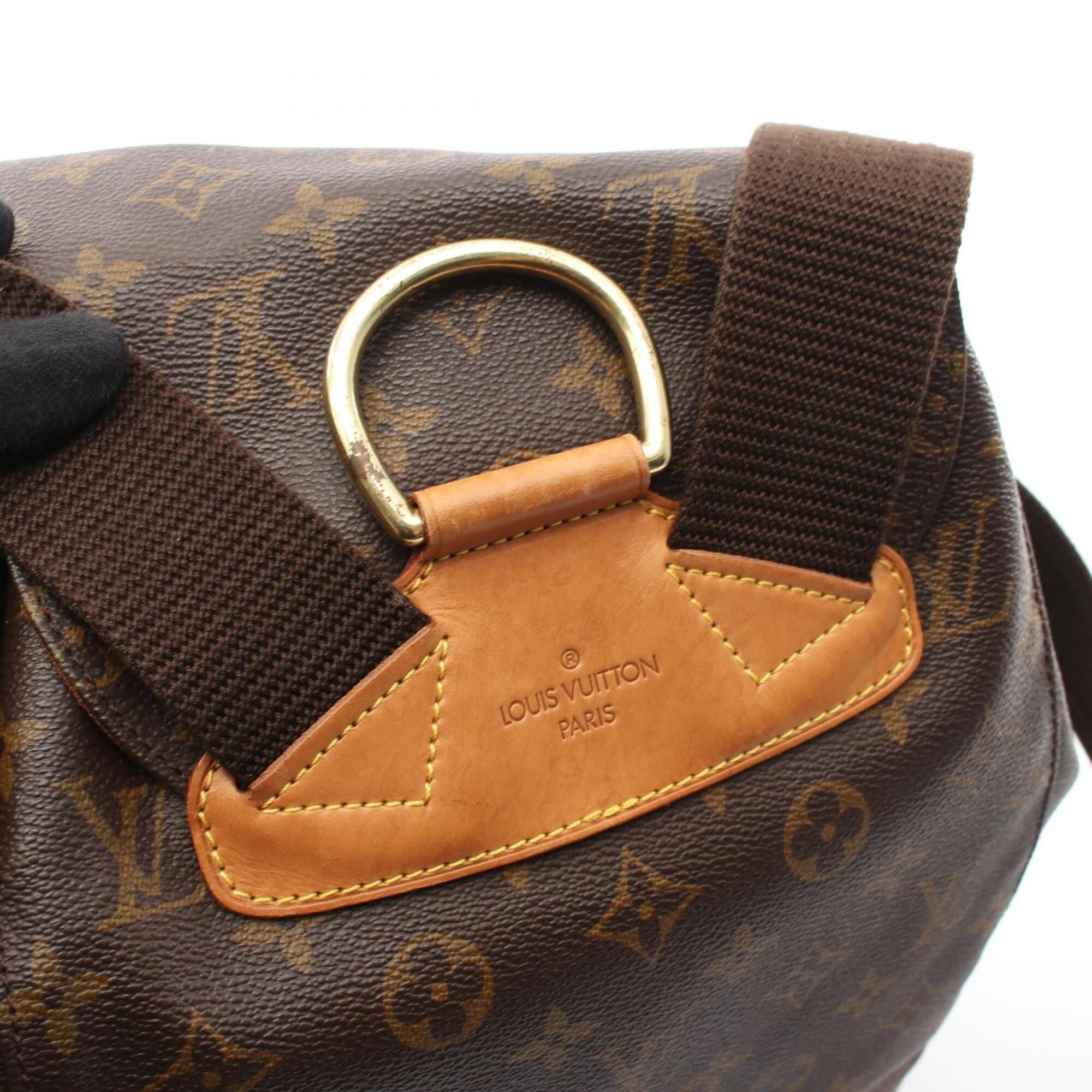 Coated Canvas Leather Backpack Handbag (Pre-Owned) - Louis Vuitton - Modalova