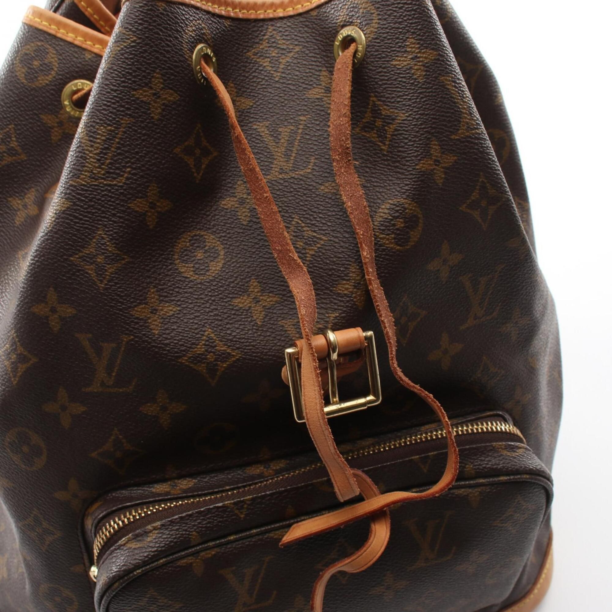 Coated Canvas Leather Backpack Handbag (Pre-Owned) - Louis Vuitton - Modalova