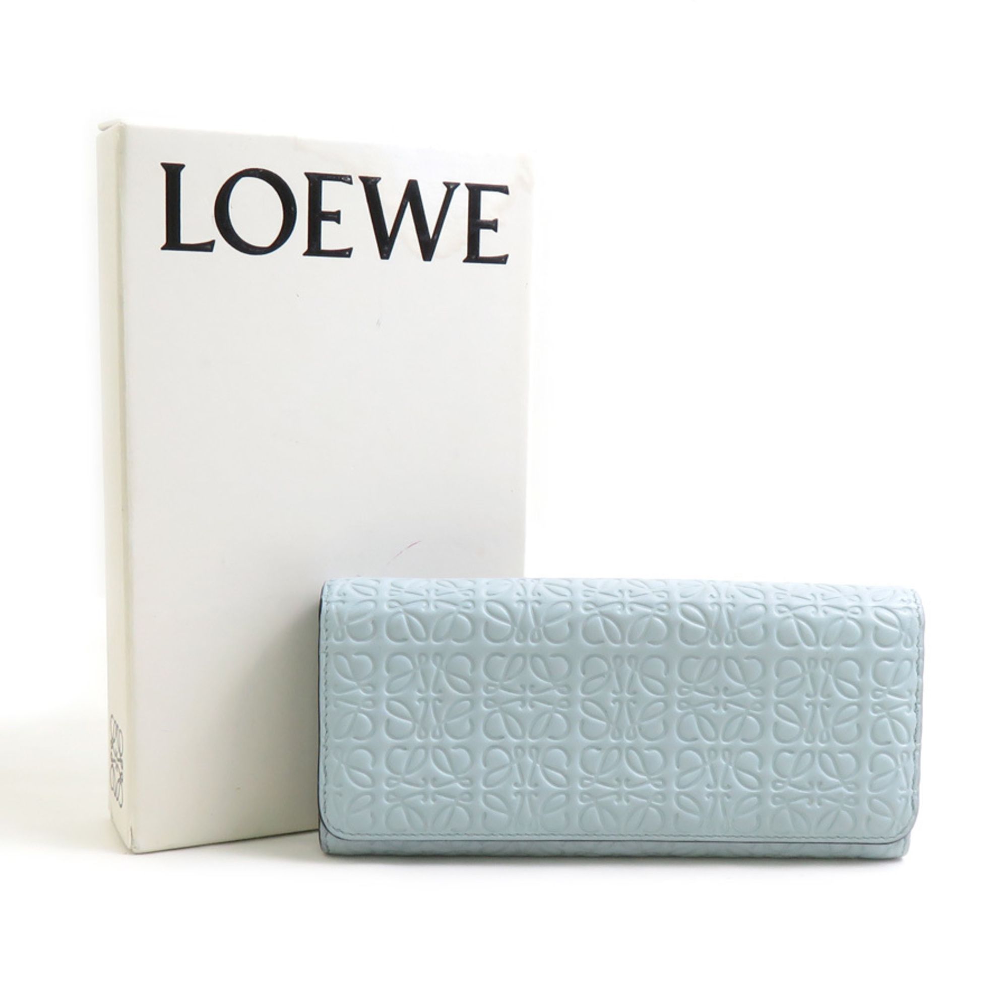 Leather Long Wallet (Bi-Fold) (Pre-Owned) - Loewe - Modalova