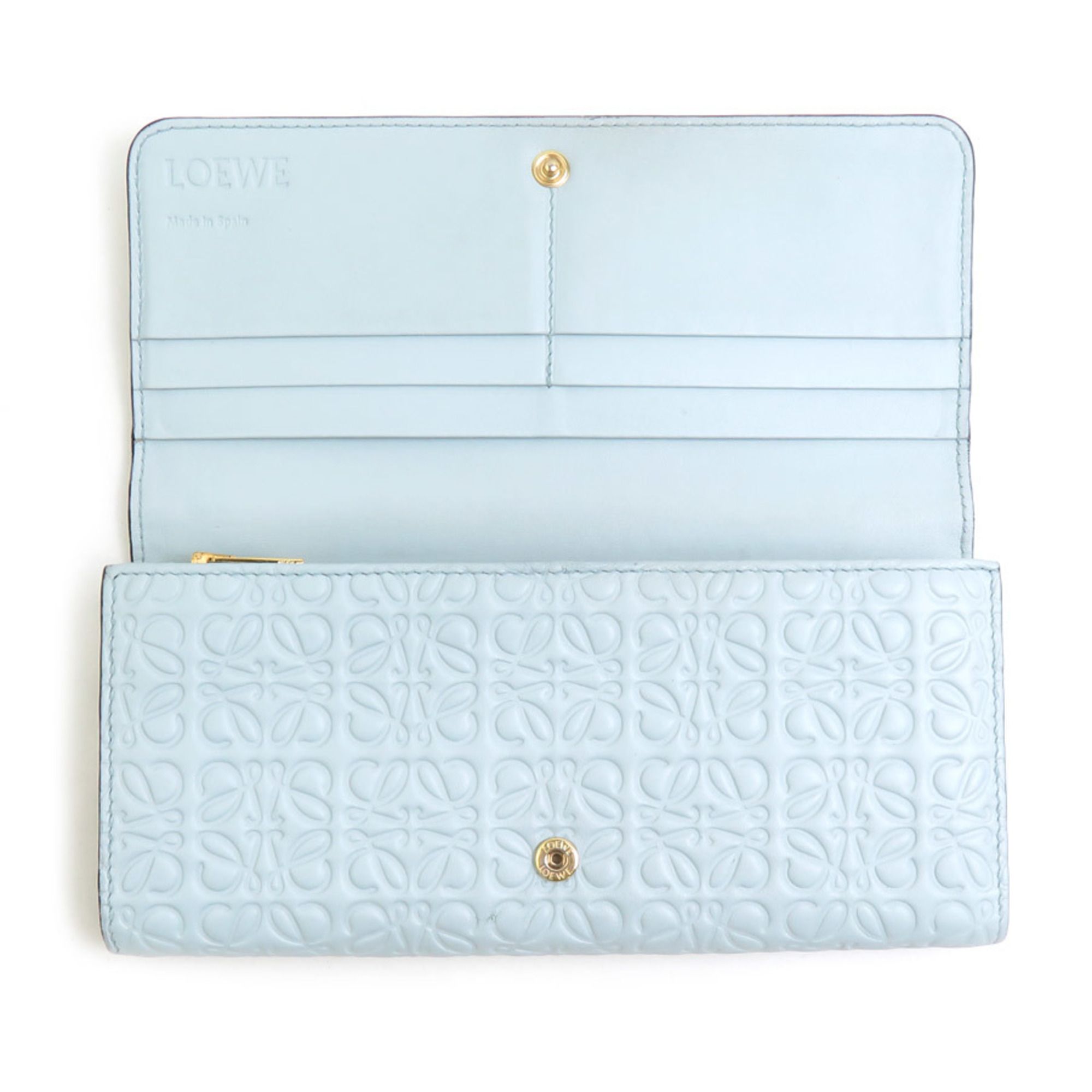 Leather Long Wallet (Bi-Fold) (Pre-Owned) - Loewe - Modalova