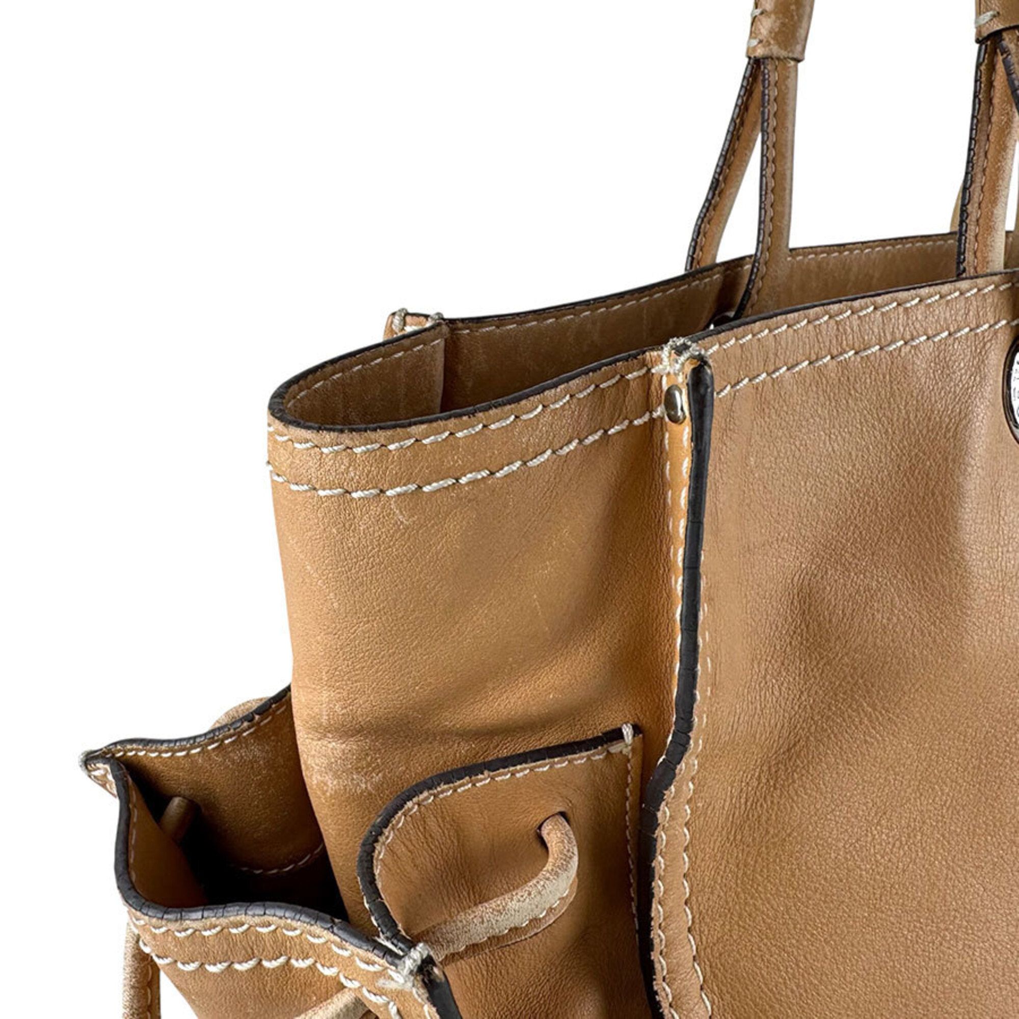 Leather Shoulder Bag (Pre-Owned) - Loewe - Modalova