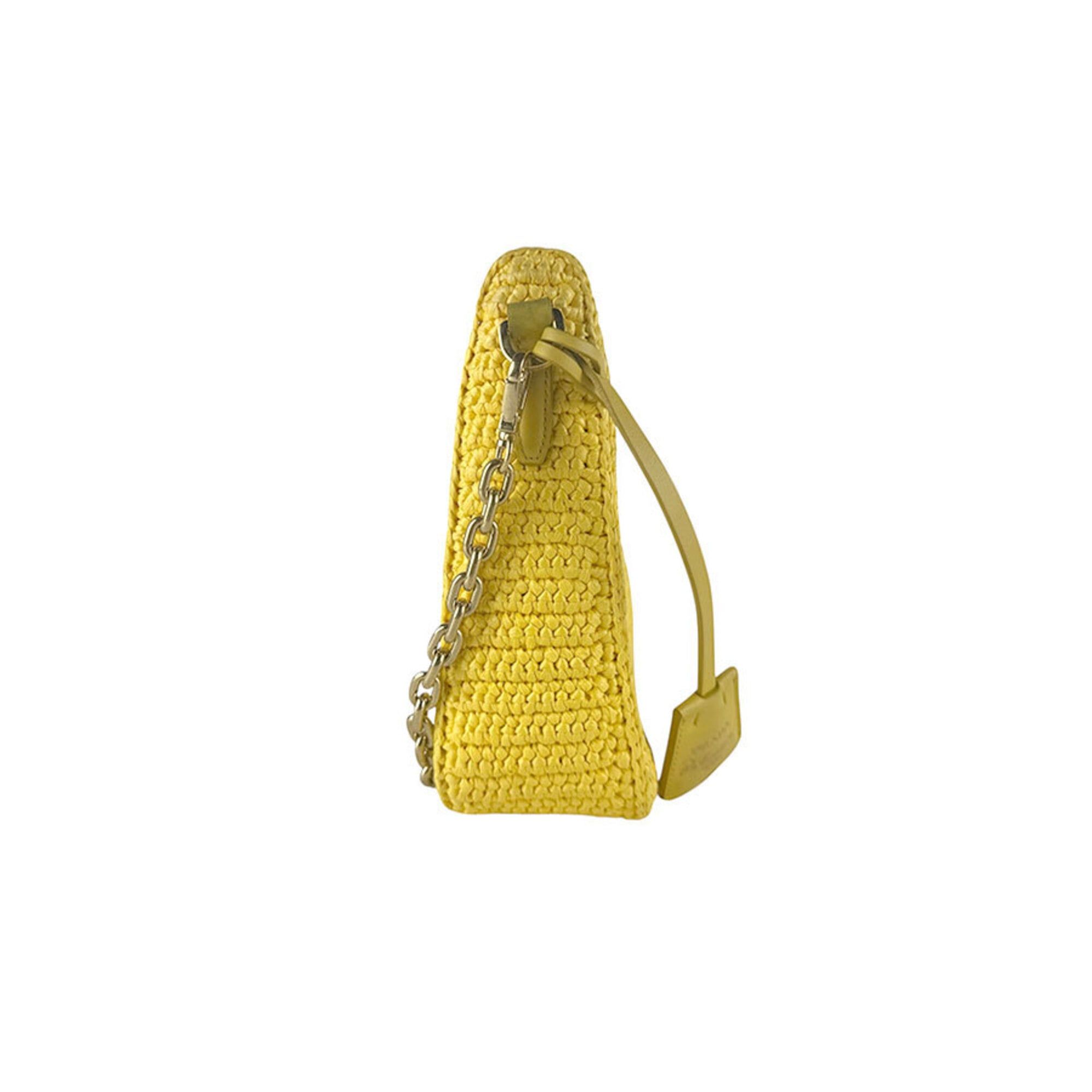 Raffia Shoulder Bag (Pre-Owned) - Prada - Modalova