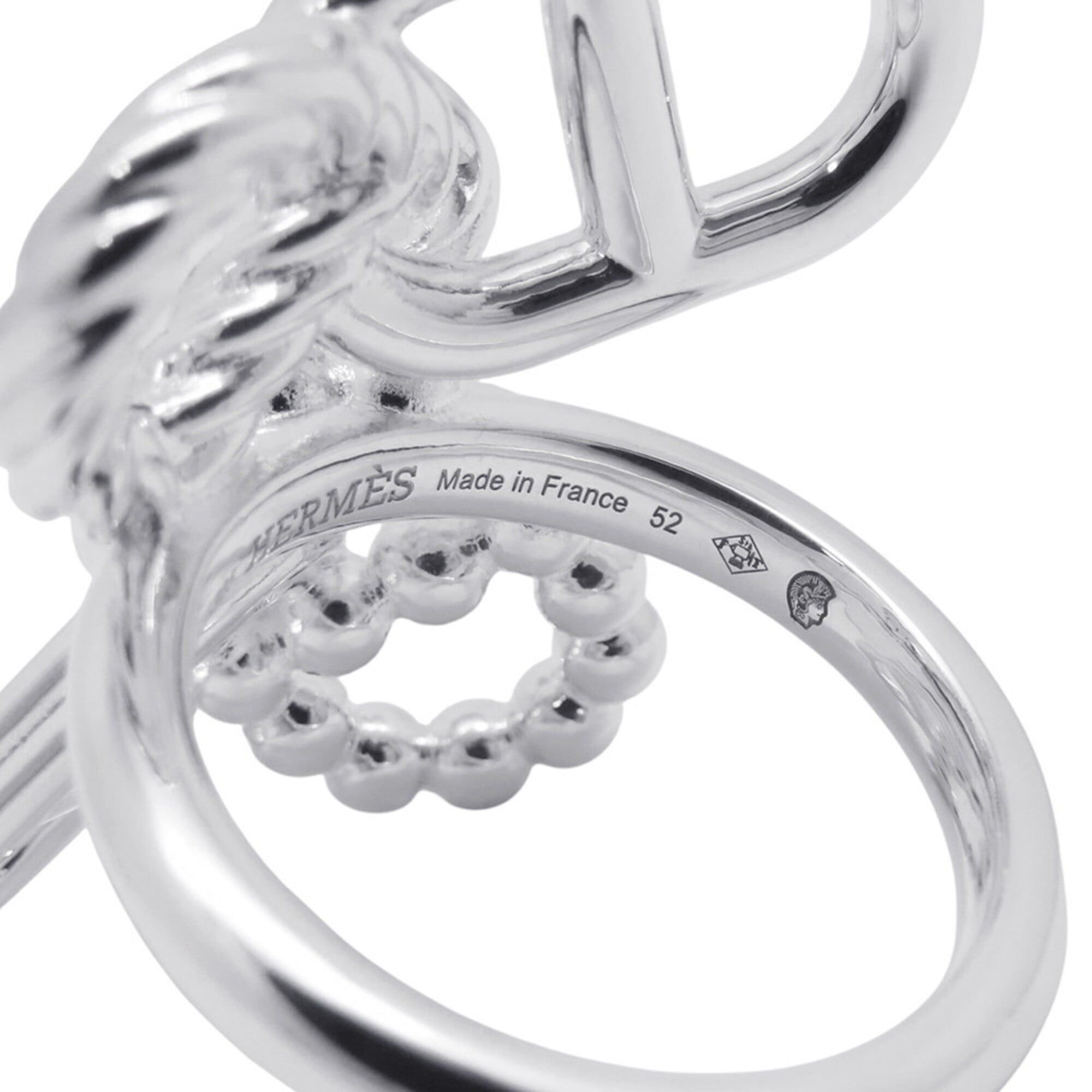 Silver 925 Band Ring (Pre-Owned) - Hermes - Modalova