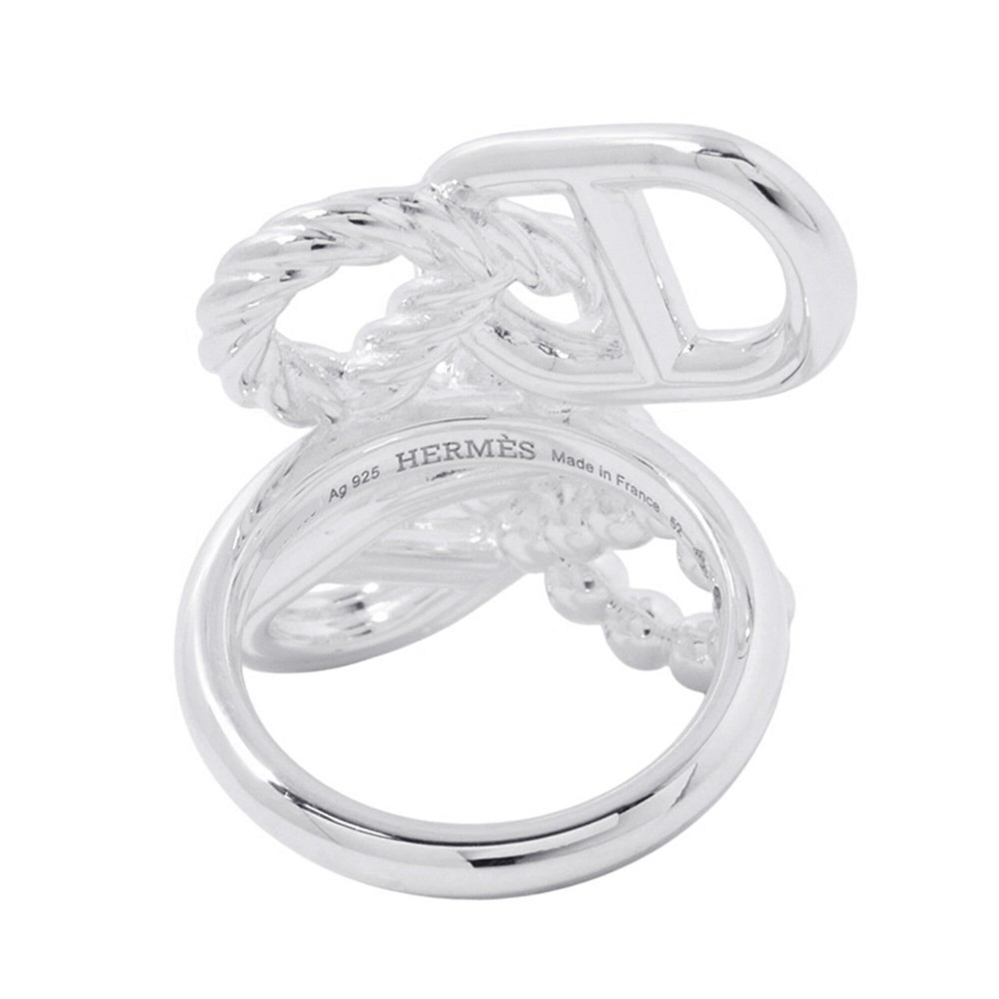 Silver 925 Band Ring (Pre-Owned) - Hermes - Modalova