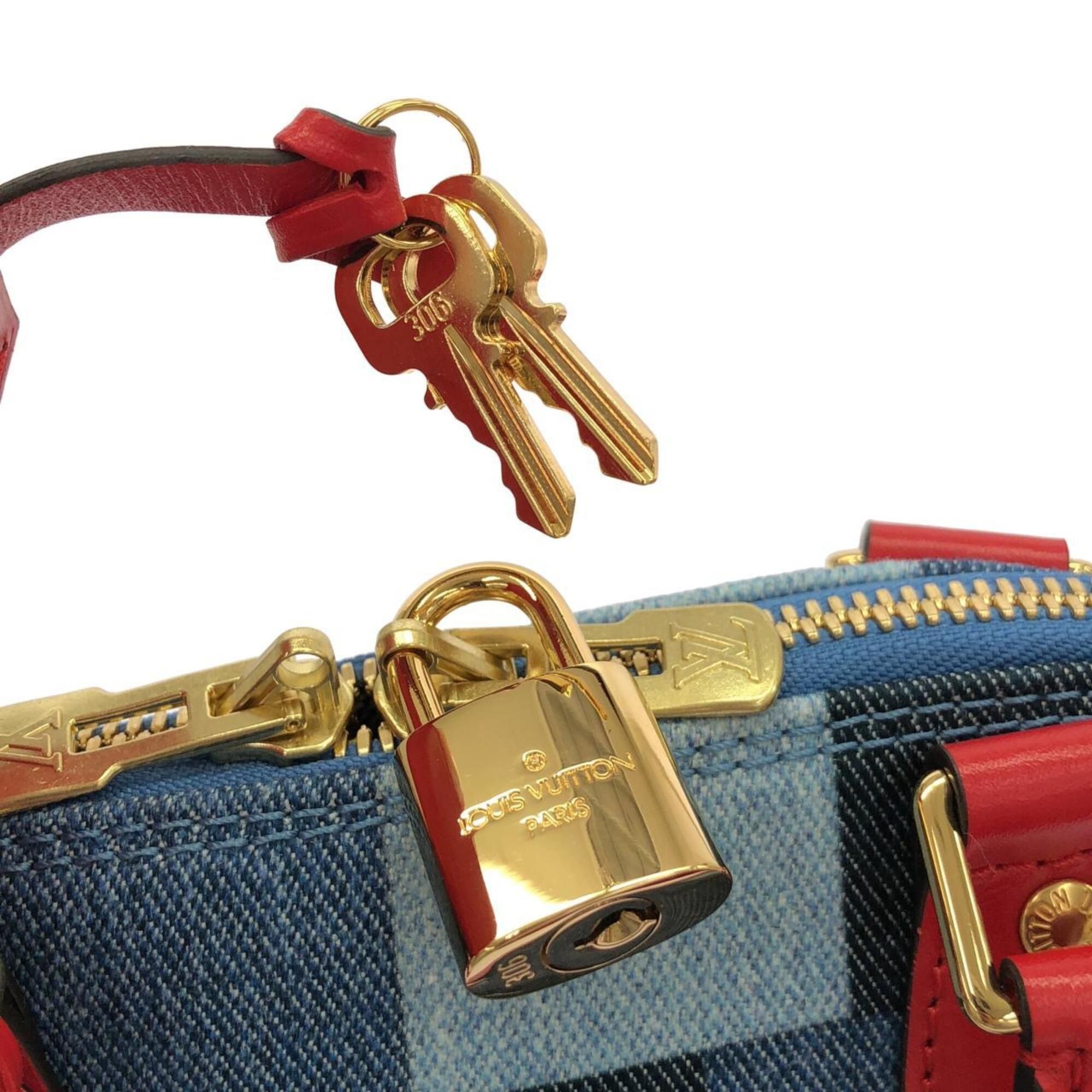 Denim Handbag (Pre-Owned) - Louis Vuitton - Modalova