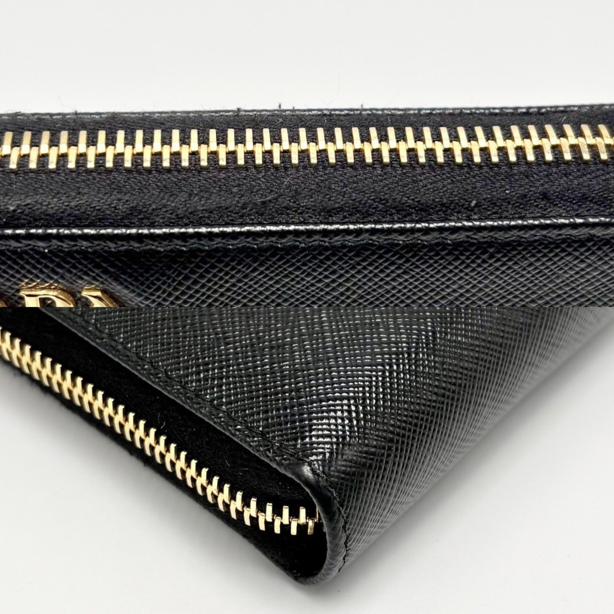 Leather Long Wallet (Bi-Fold) (Pre-Owned) - Prada - Modalova