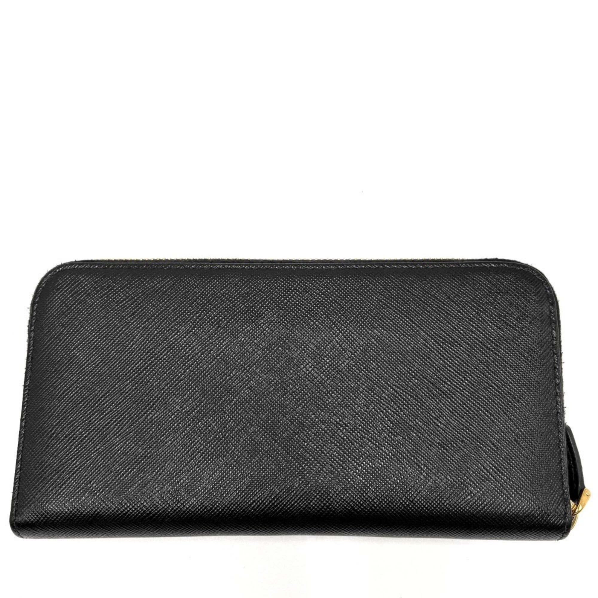 Leather Long Wallet (Bi-Fold) (Pre-Owned) - Prada - Modalova