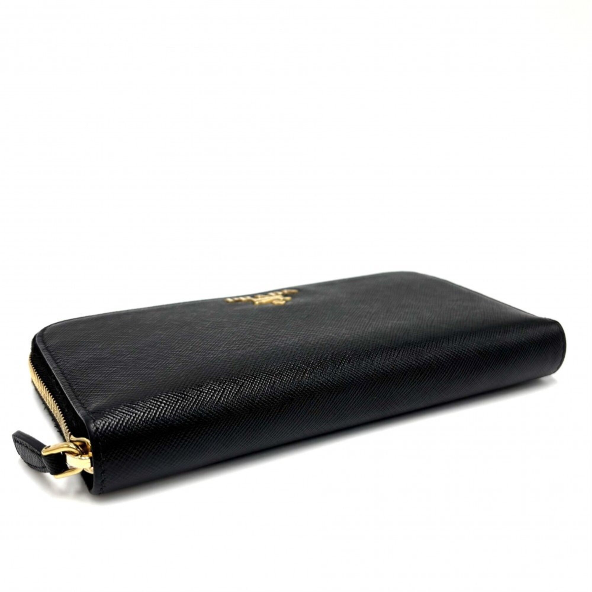Leather Long Wallet (Bi-Fold) (Pre-Owned) - Prada - Modalova