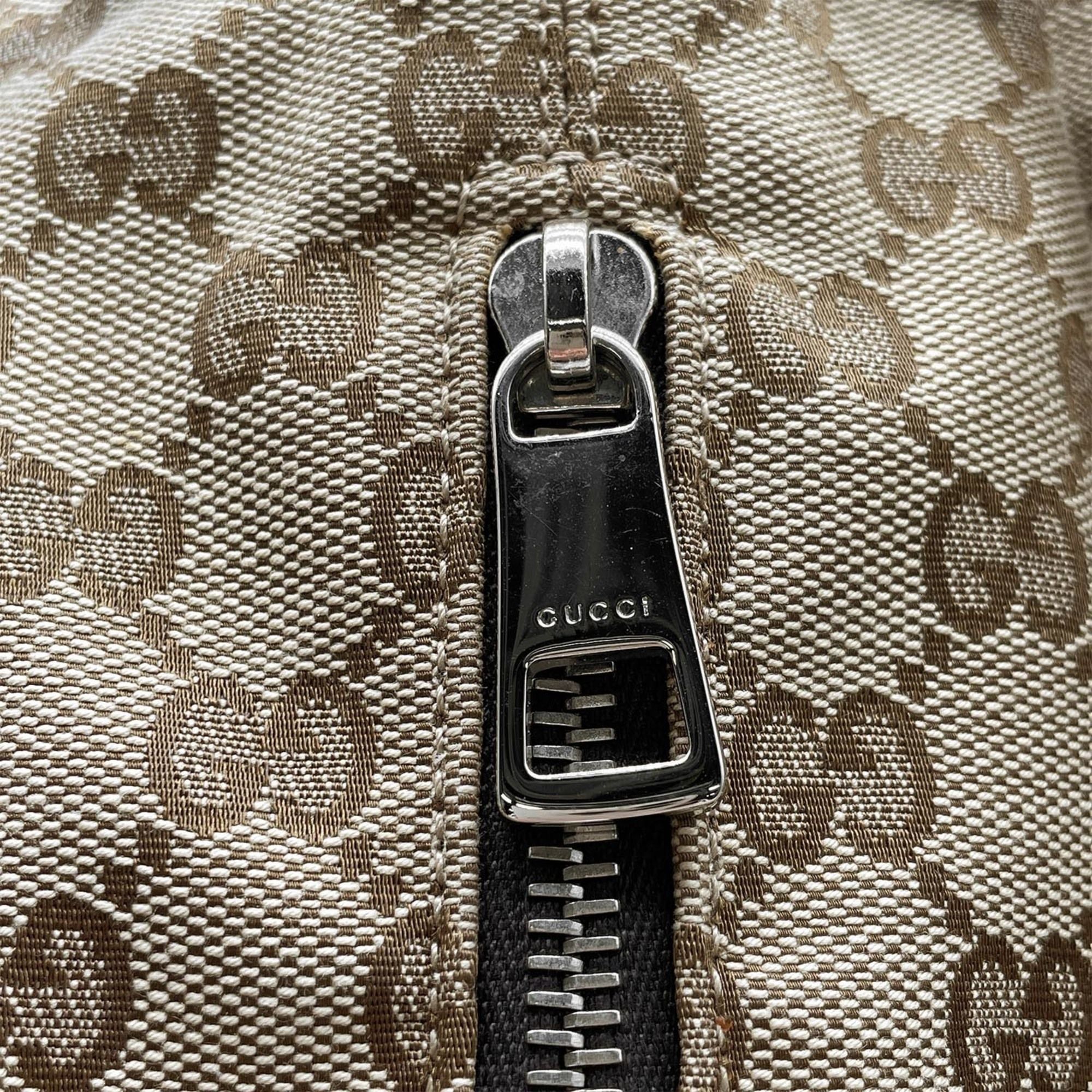 Gg Canvas Leather Backpack (Pre-Owned) - Gucci - Modalova