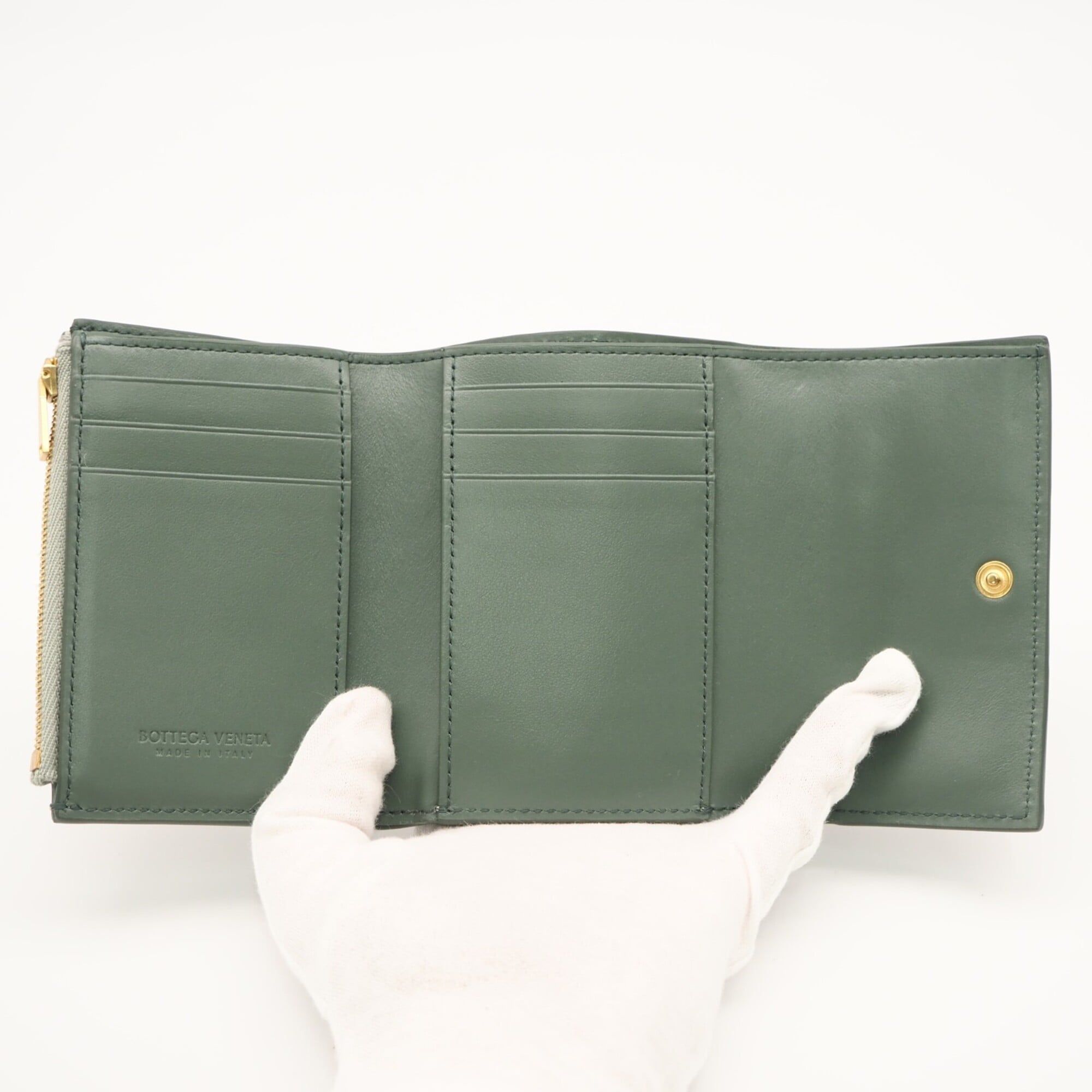 Leather Wallet (Tri-Fold) (Pre-Owned) - Bottega Veneta - Modalova
