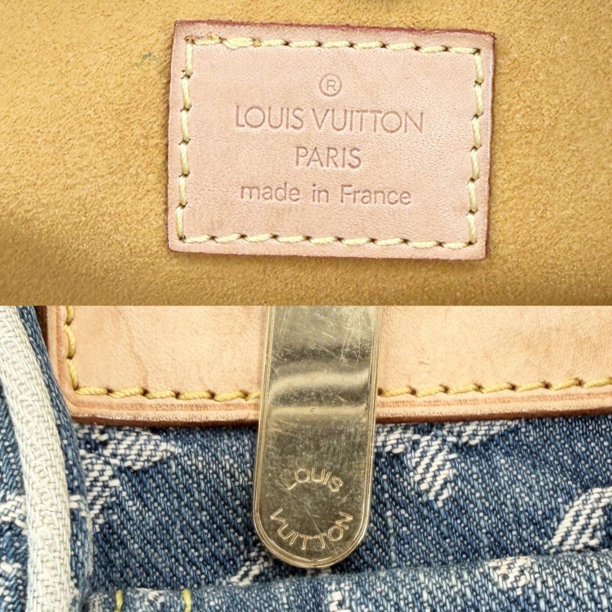 Monogram Denim Handbag (Pre-Owned) - Louis Vuitton - Modalova