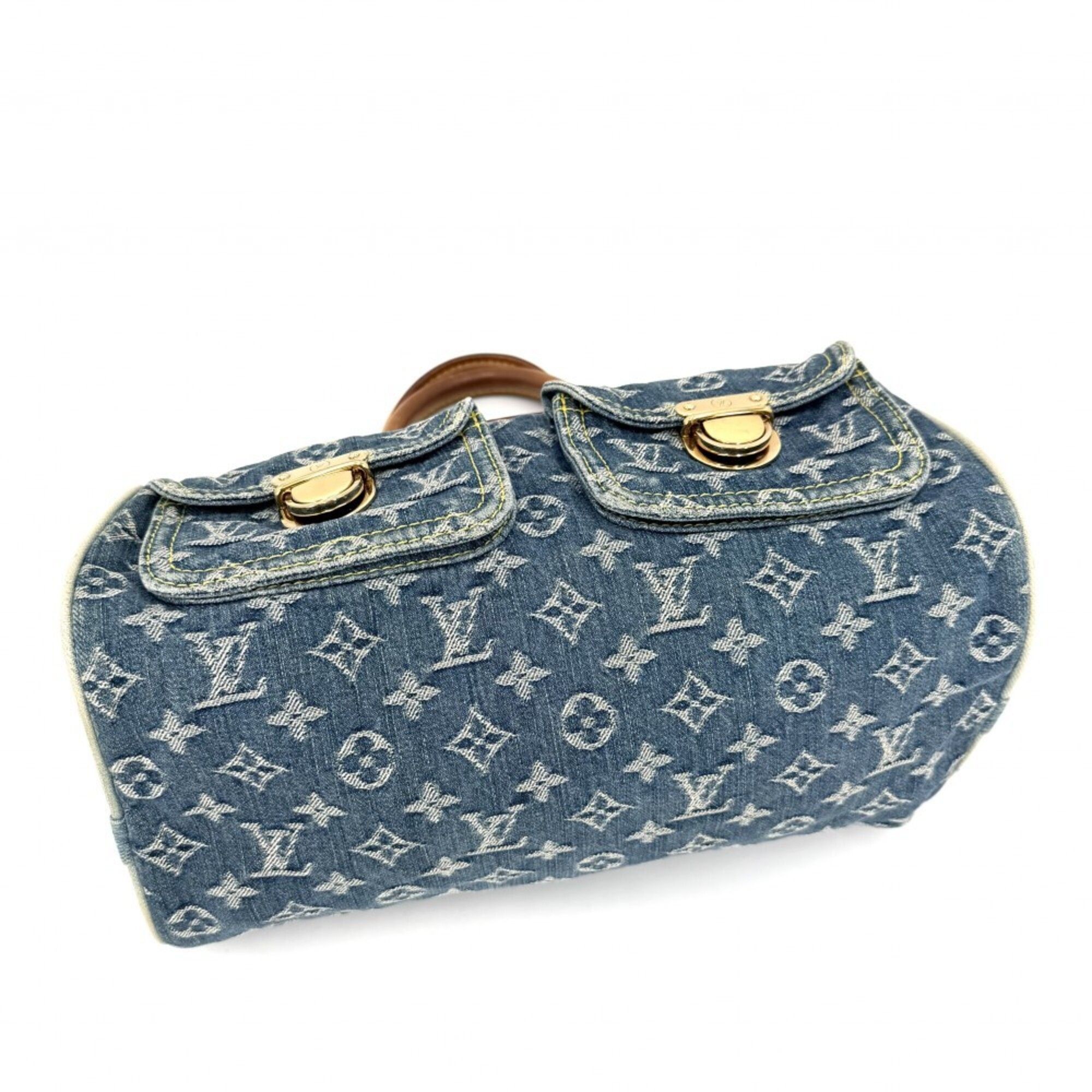 Monogram Denim Handbag (Pre-Owned) - Louis Vuitton - Modalova