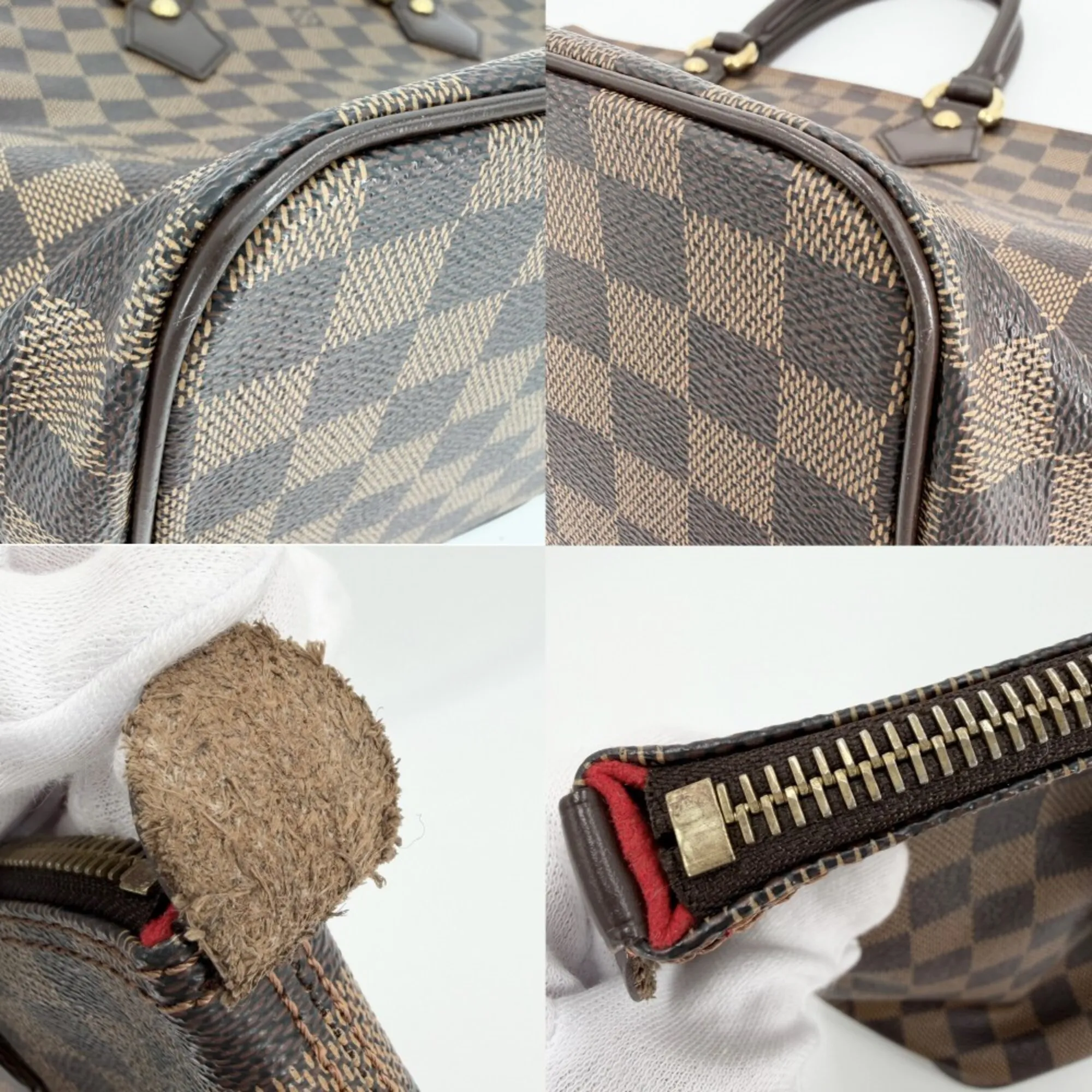 Damier Canvas Handbag Tote Bag (Pre-Owned) - Louis Vuitton - Modalova