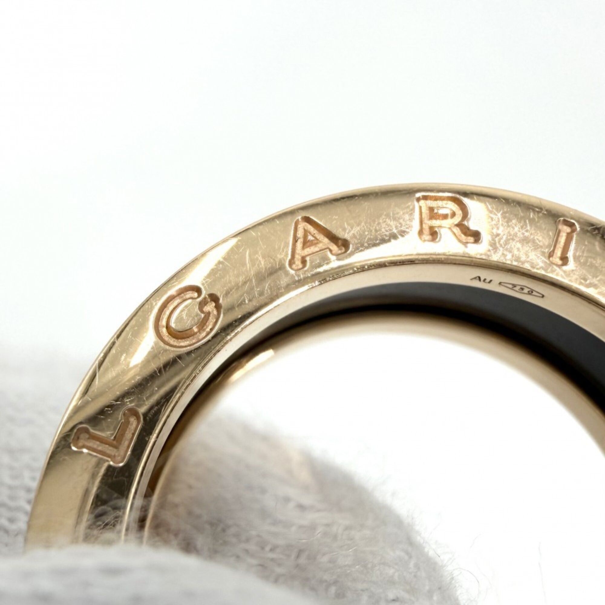Pink Gold (18K) Ceramic Band Ring (Pre-Owned) - Bvlgari - Modalova