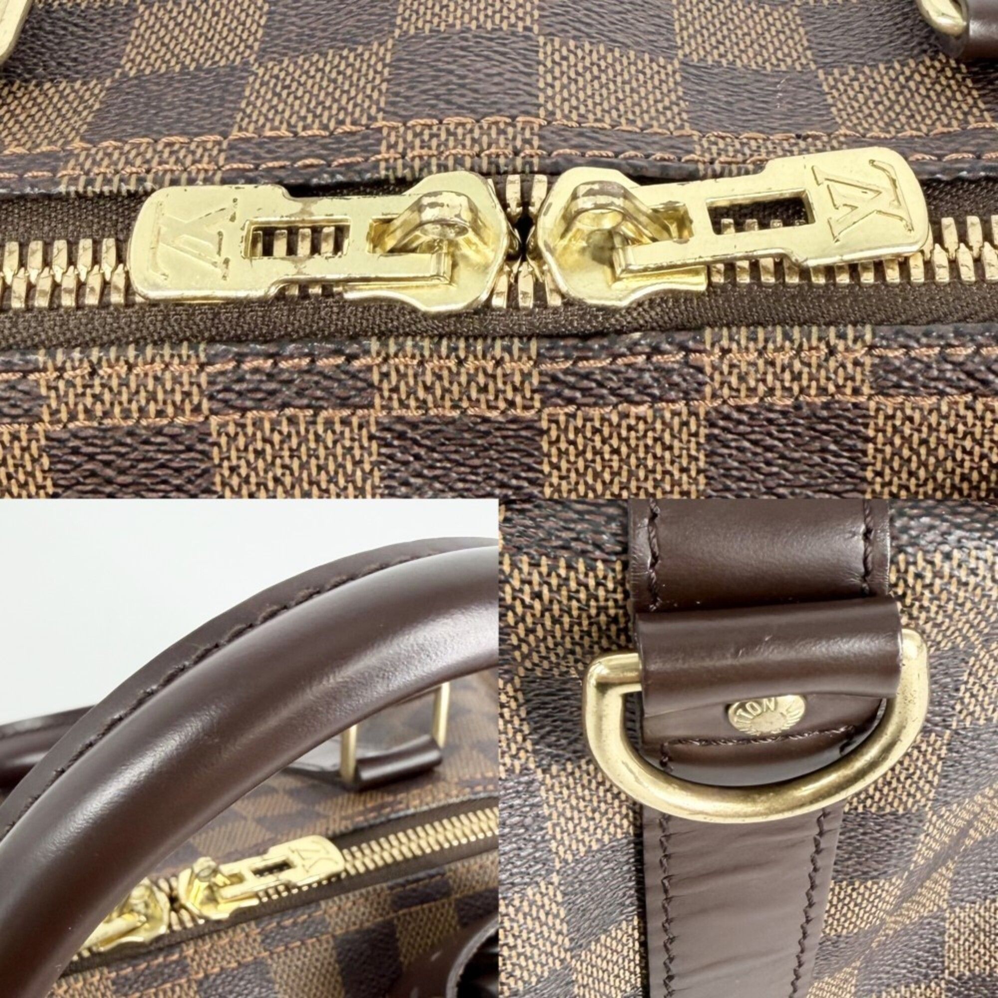 Damier Canvas Boston Bag Shoulder Bag (Pre-Owned) - Louis Vuitton - Modalova