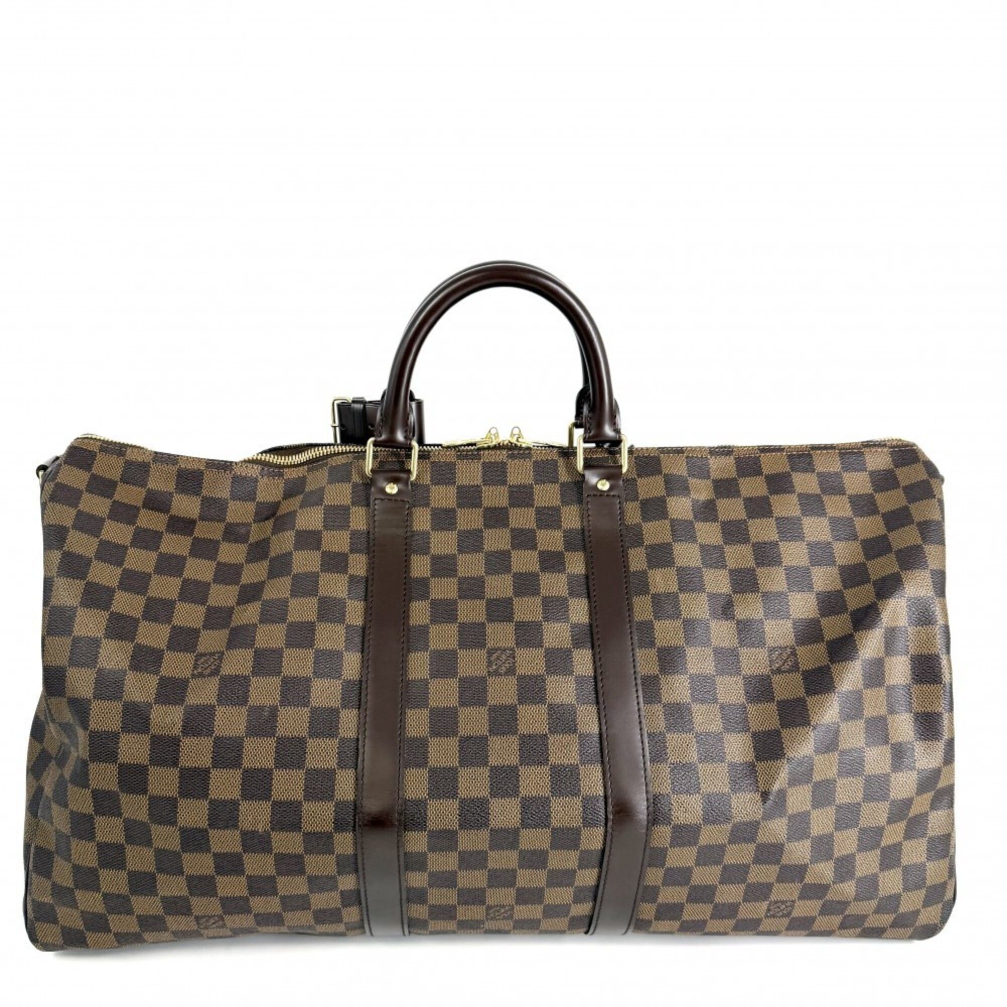 Damier Canvas Boston Bag Shoulder Bag (Pre-Owned) - Louis Vuitton - Modalova