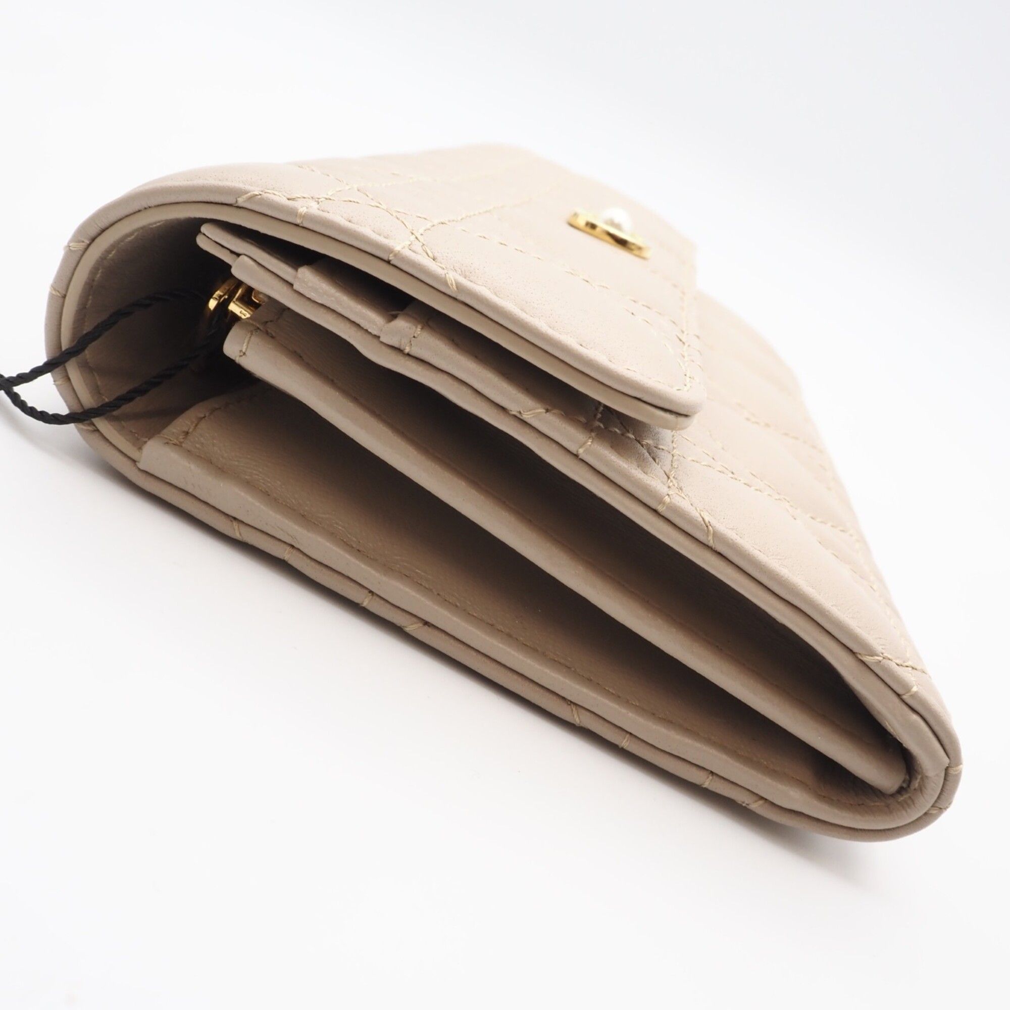 Leather Long Wallet (Bi-Fold) (Pre-Owned) - Christian Dior - Modalova