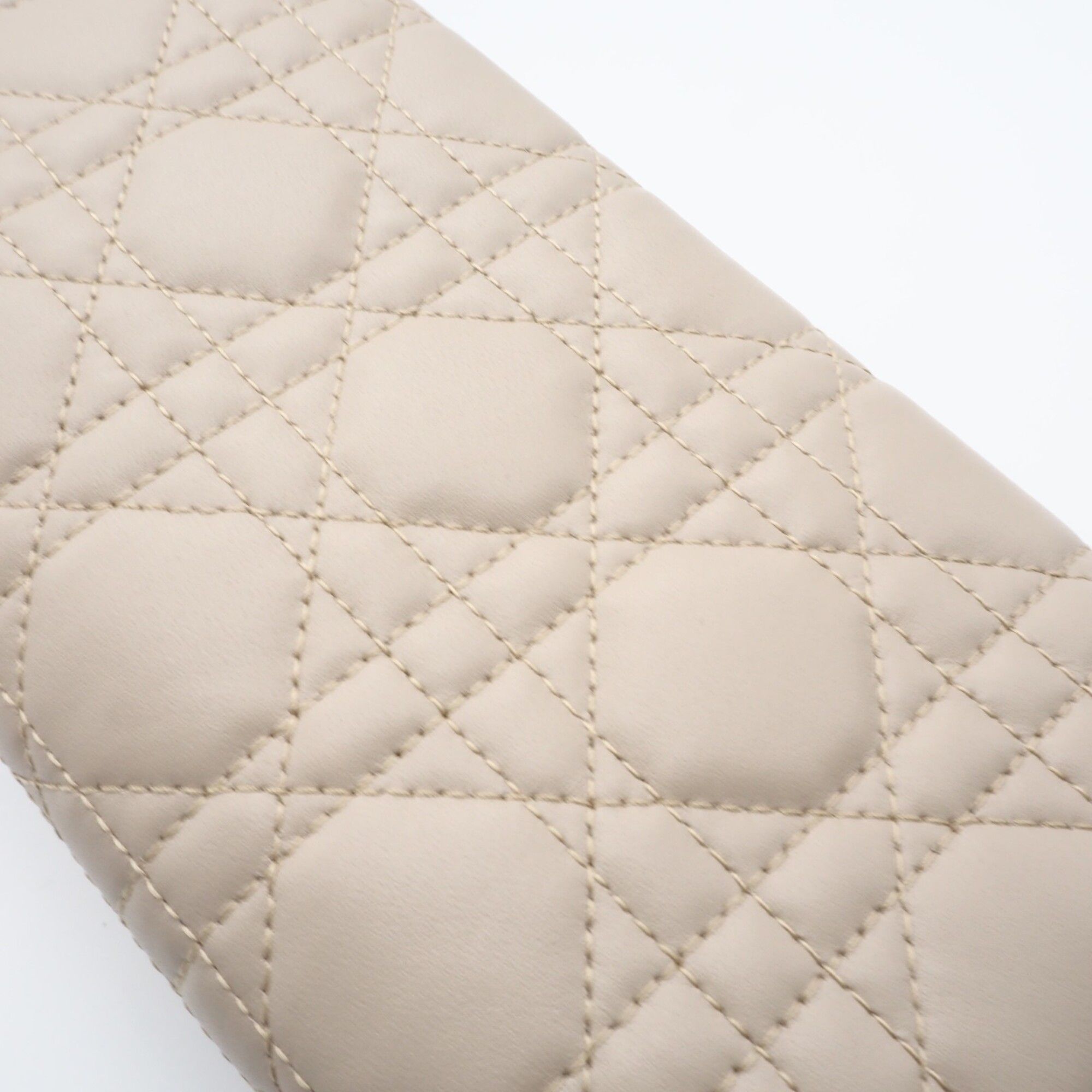 Leather Long Wallet (Bi-Fold) (Pre-Owned) - Christian Dior - Modalova