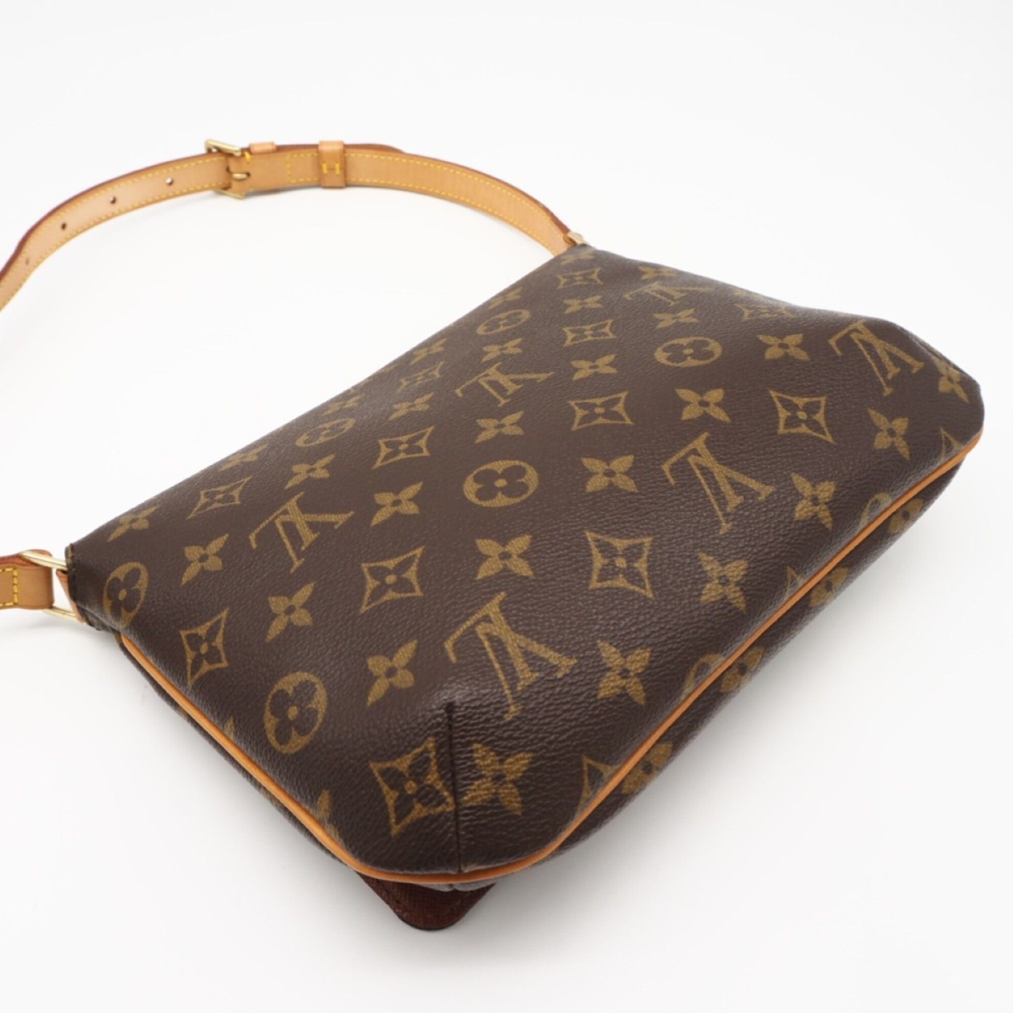 Coated Canvas Leather Shoulder Bag (Pre-Owned) - Louis Vuitton - Modalova