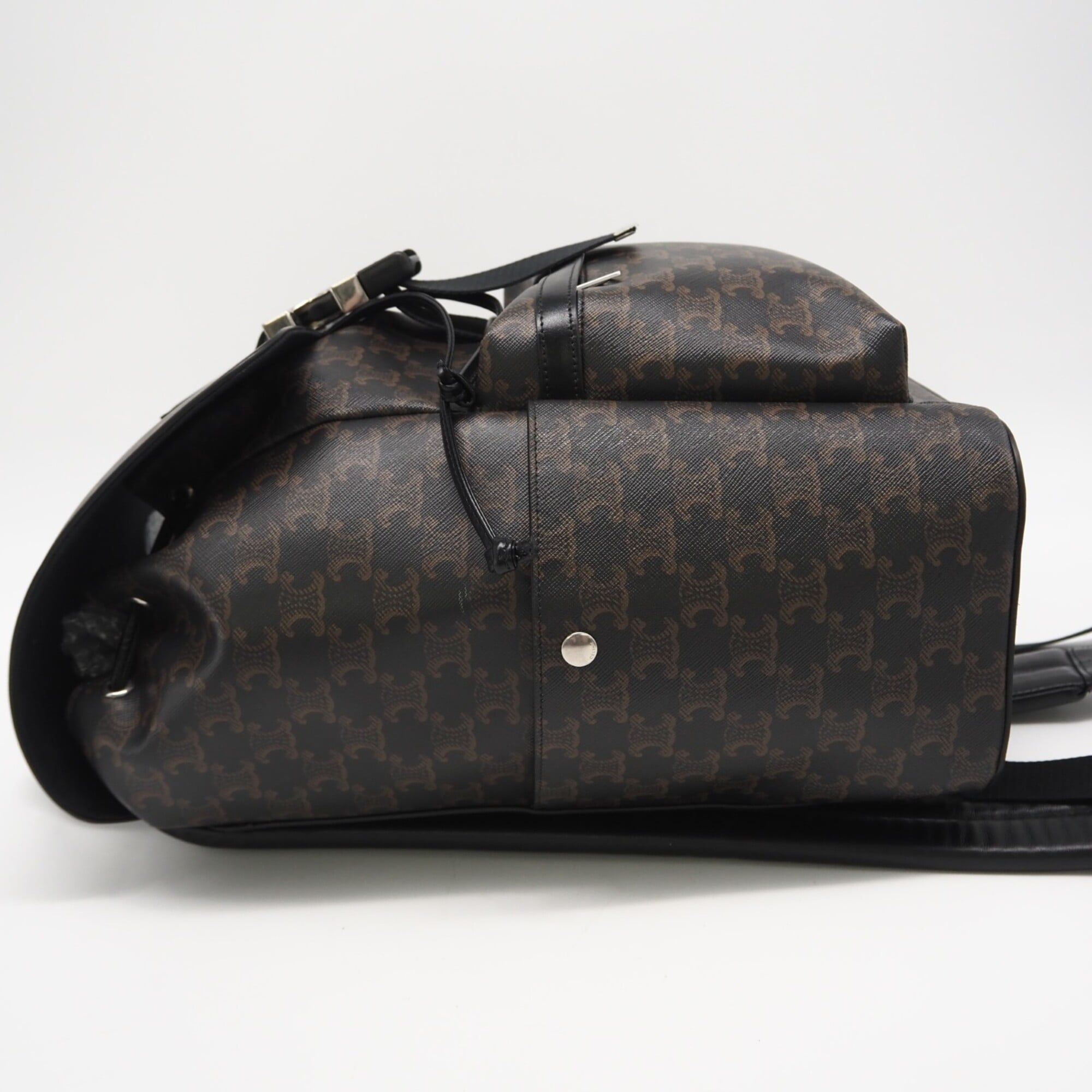 Coated Canvas Leather Backpack (Pre-Owned) - Celine - Modalova