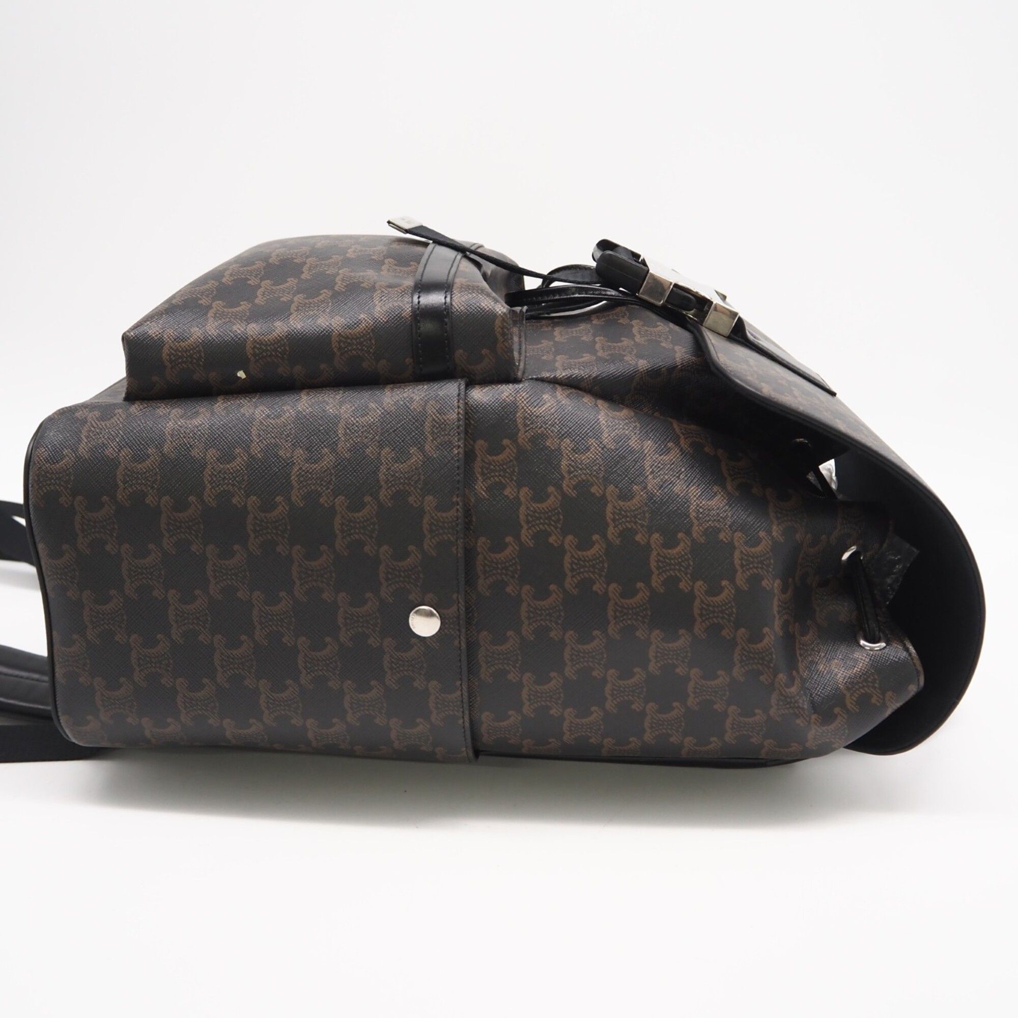 Coated Canvas Leather Backpack (Pre-Owned) - Celine - Modalova