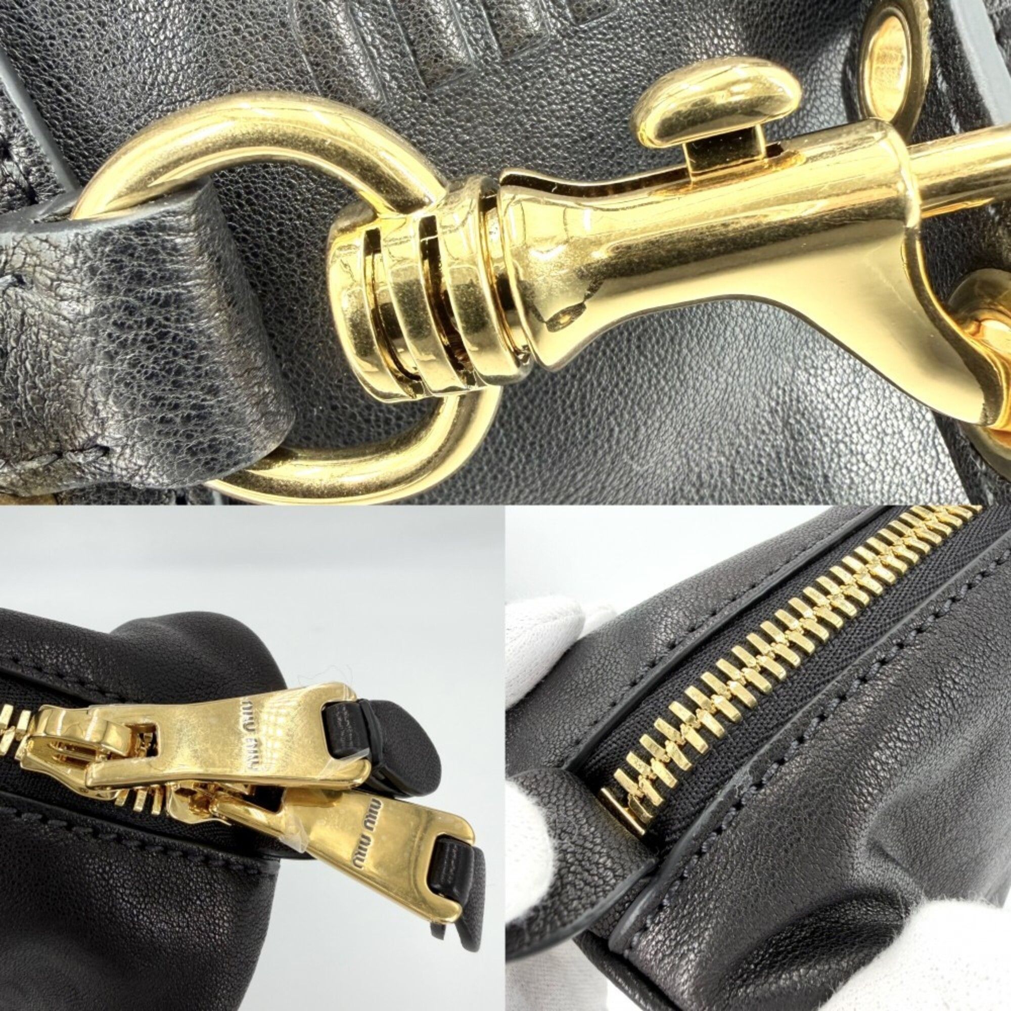 Leather Handbag Shoulder Bag (Pre-Owned) - Miu Miu - Modalova