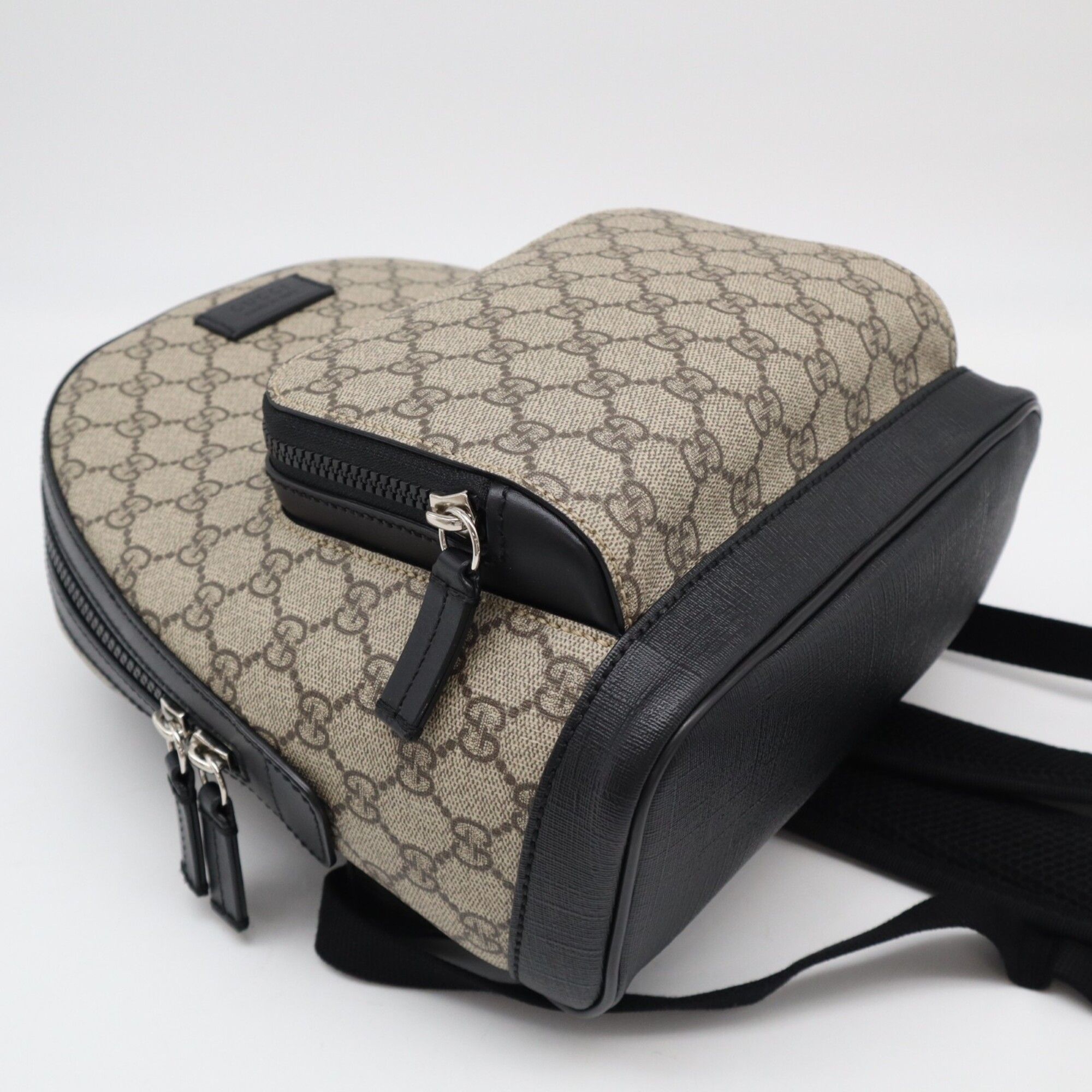 Canvas Leather Backpack (Pre-Owned) - Gucci - Modalova