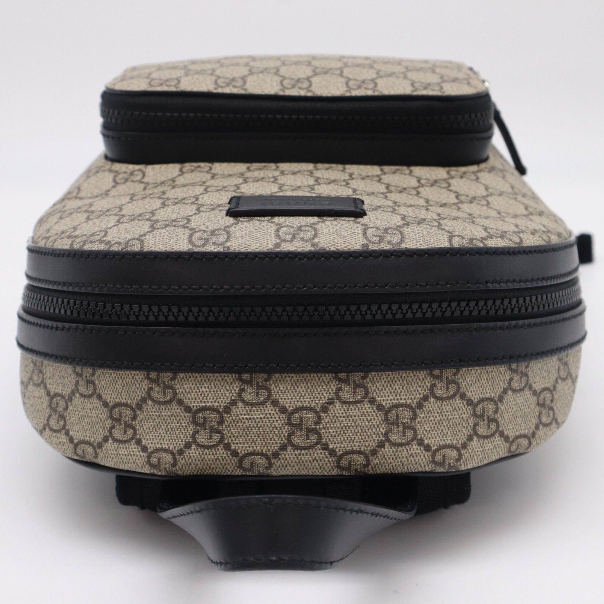 Canvas Leather Backpack (Pre-Owned) - Gucci - Modalova