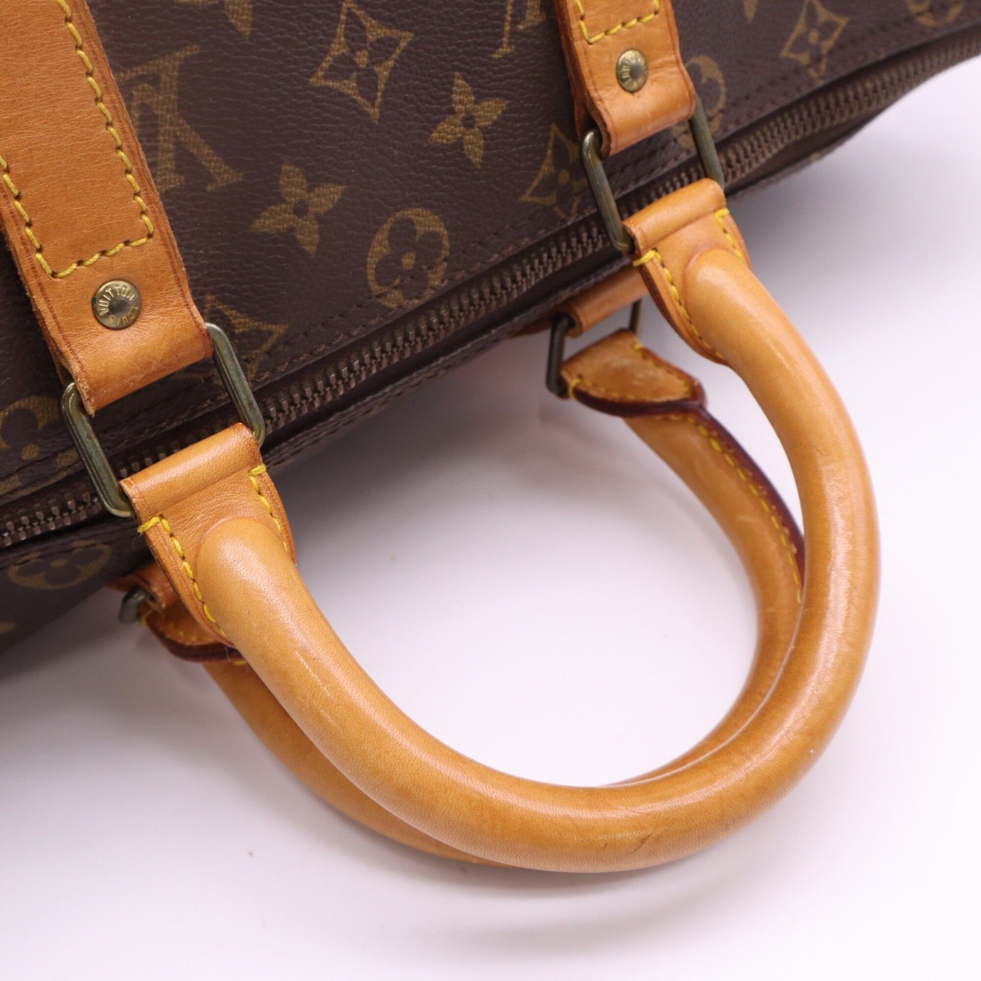 Monogram Coated Canvas Leather Boston Bag (Pre-Owned) - Louis Vuitton - Modalova