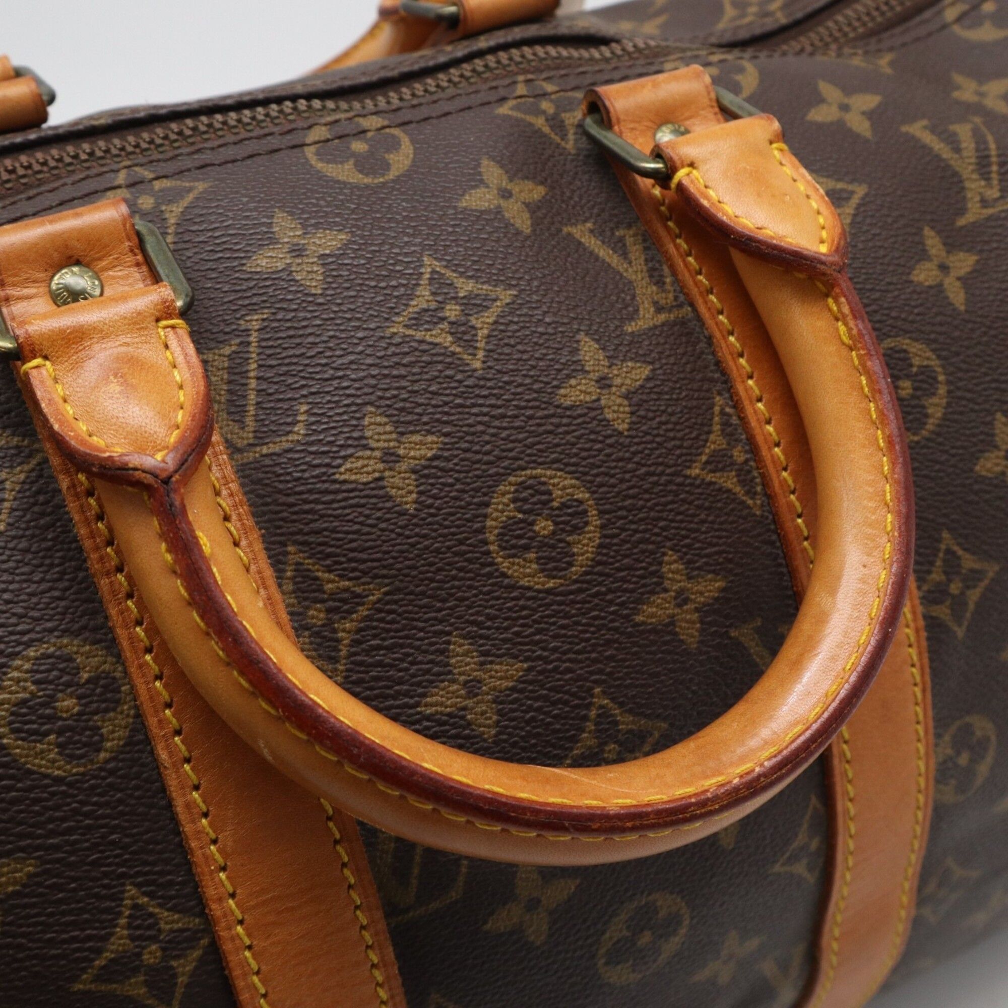 Monogram Coated Canvas Leather Boston Bag (Pre-Owned) - Louis Vuitton - Modalova