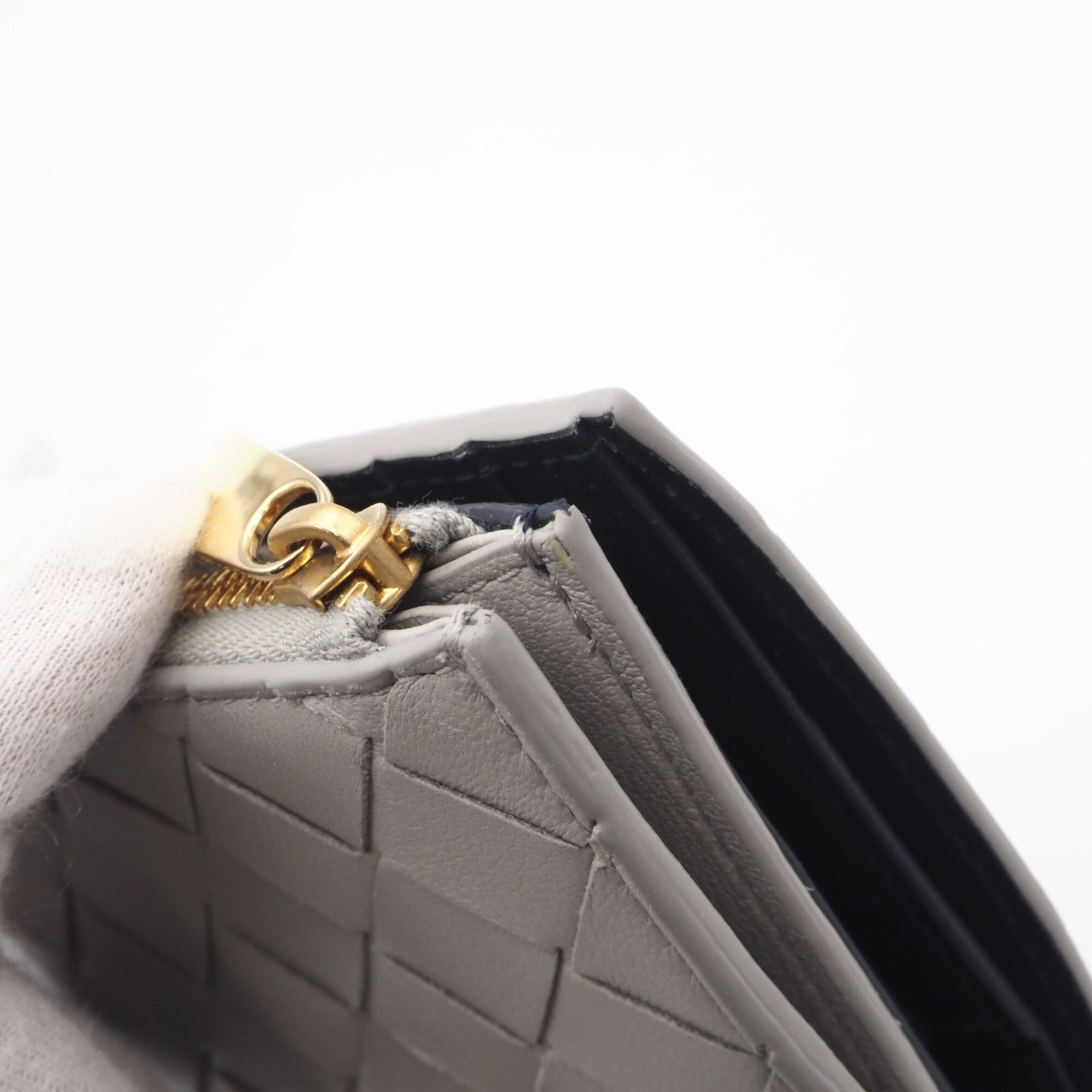 Intrecciato Leather Wallet (Bi-Fold) (Pre-Owned) - Bottega Veneta - Modalova