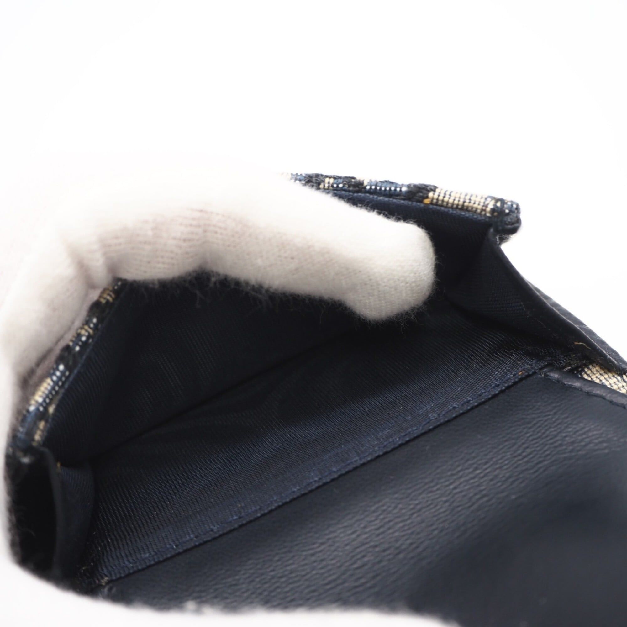 Canvas Leather Wallet (Tri-Fold) (Pre-Owned) - Christian Dior - Modalova