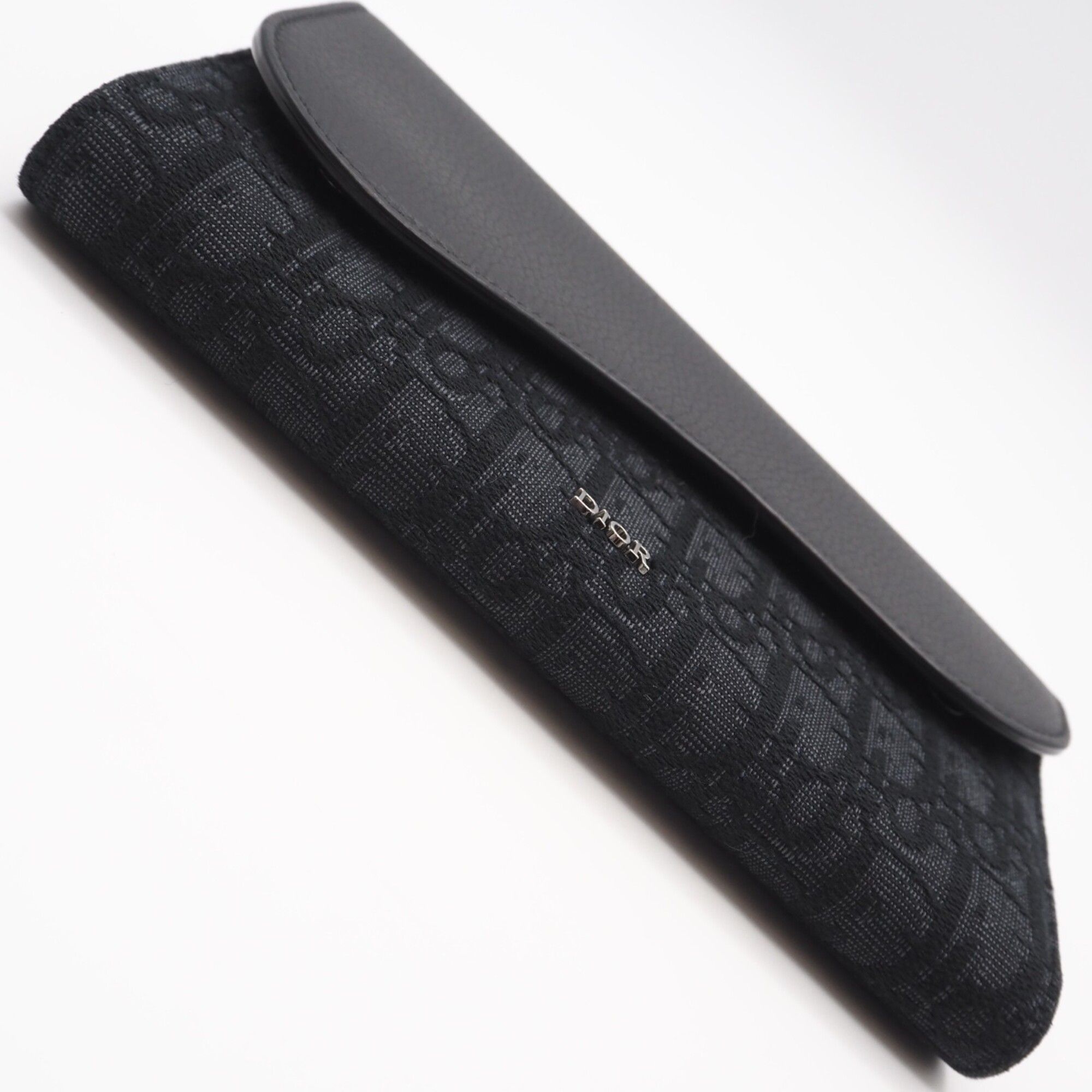 Canvas Leather Long Wallet (Bi-Fold) (Pre-Owned) - Christian Dior - Modalova