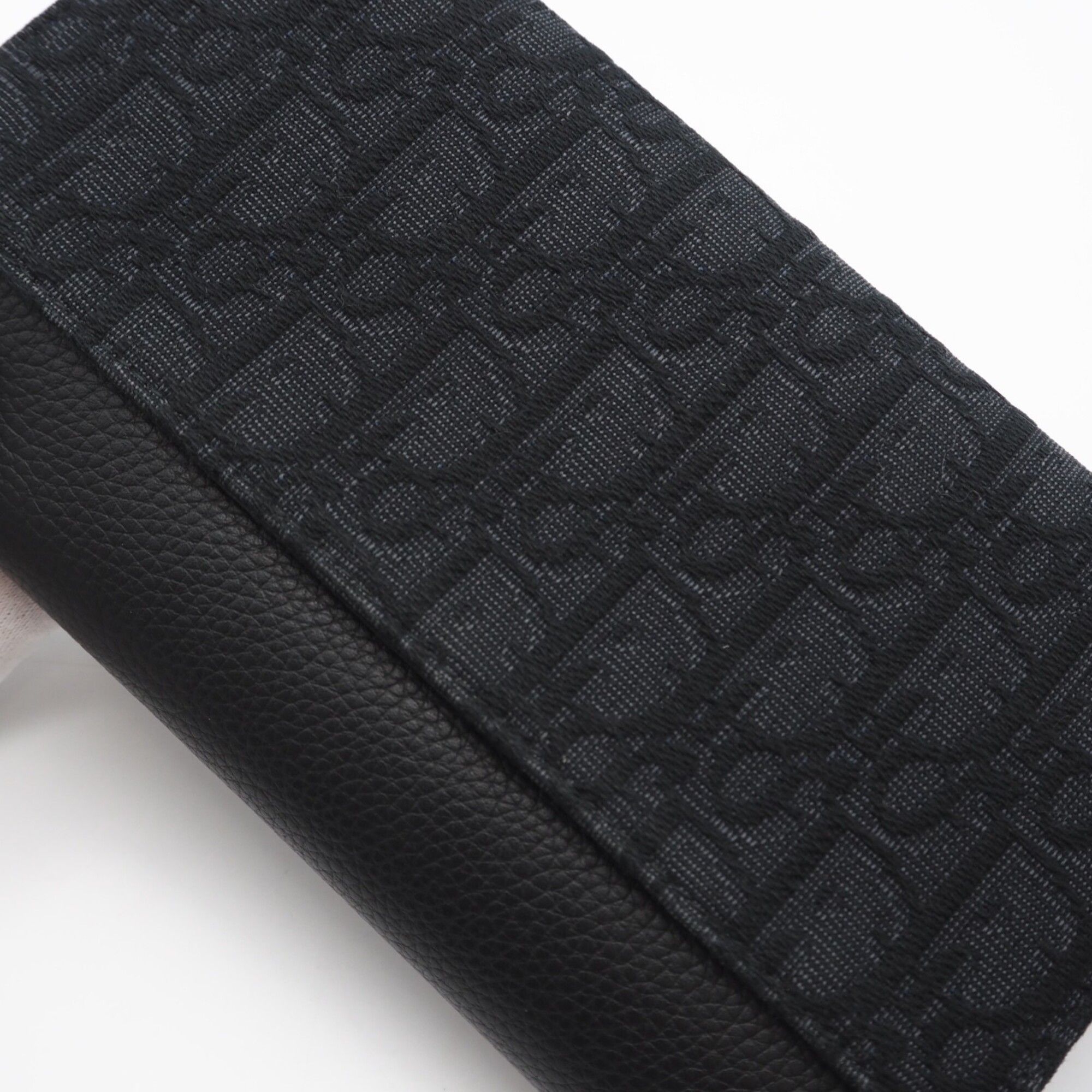Canvas Leather Long Wallet (Bi-Fold) (Pre-Owned) - Christian Dior - Modalova