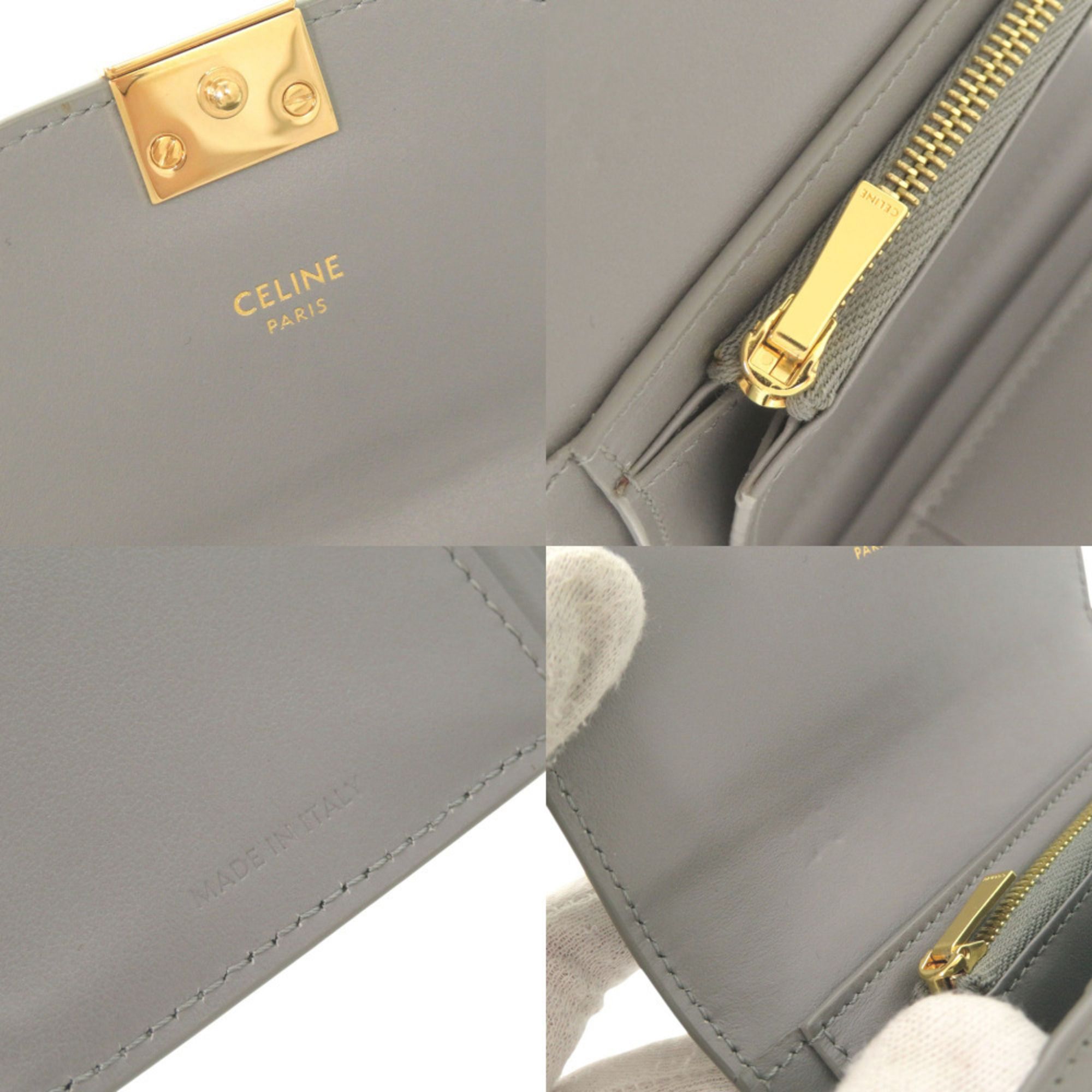 Leather Wallet (Tri-Fold) (Pre-Owned) - Celine - Modalova