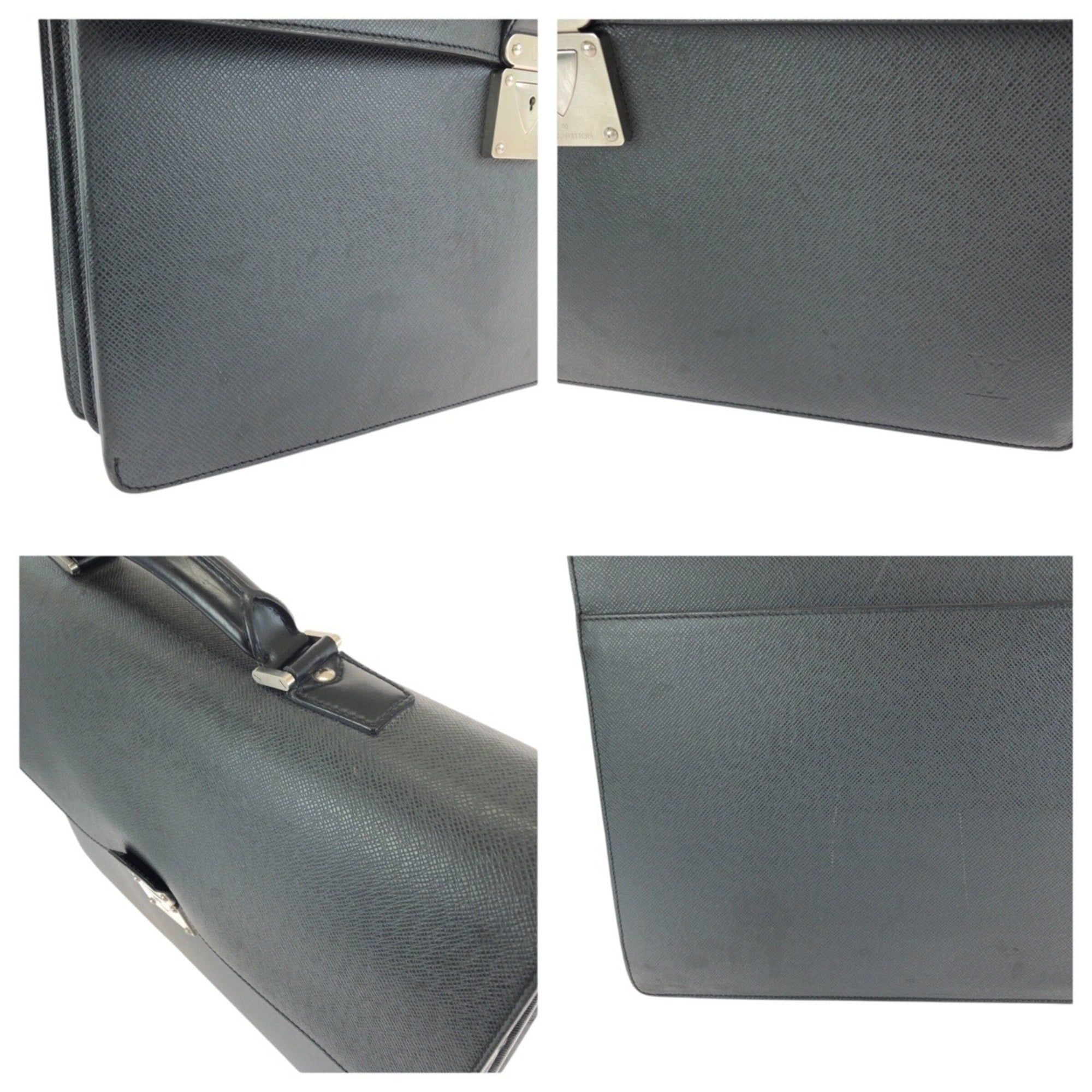 Taiga Leather Briefcase (Pre-Owned) - Louis Vuitton - Modalova
