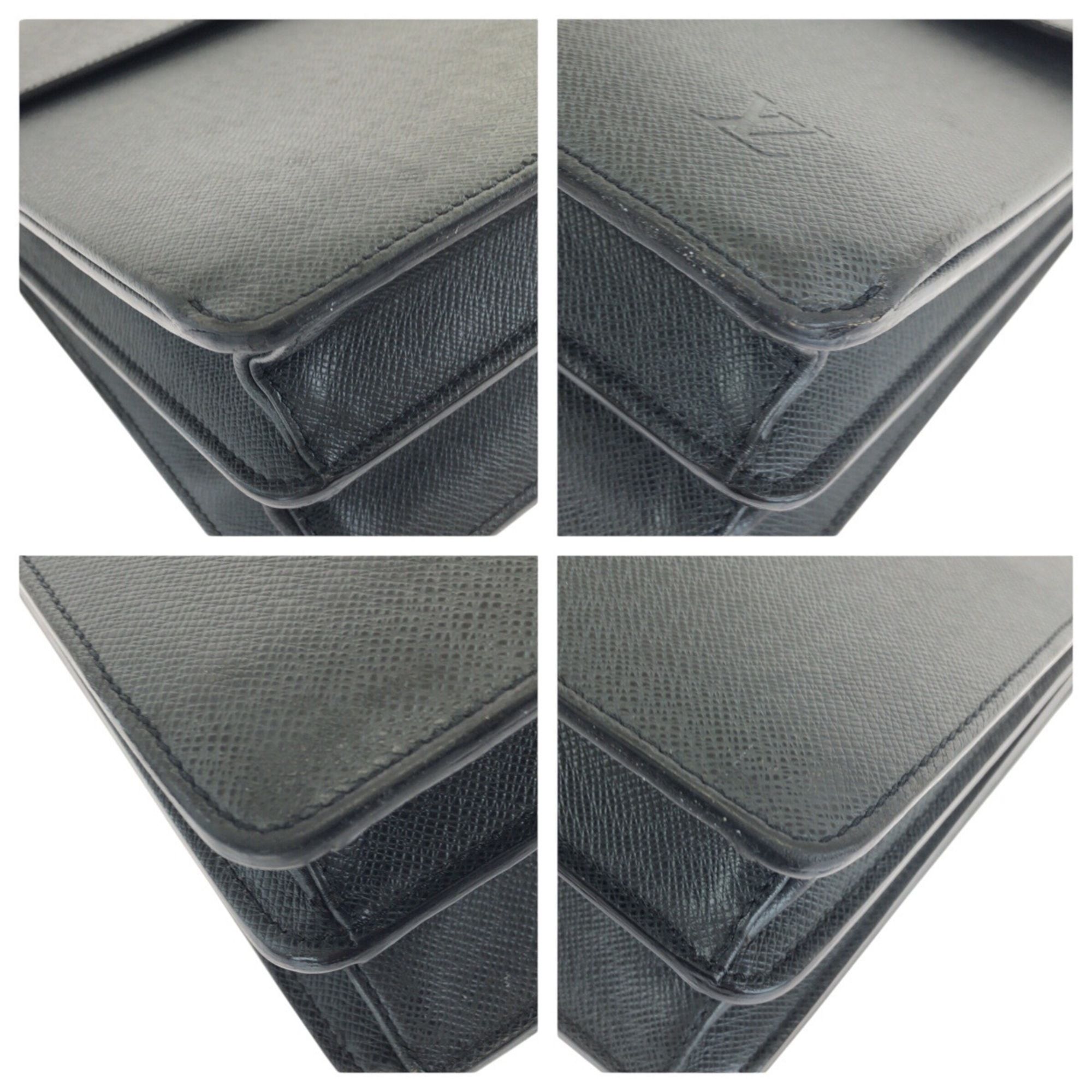 Taiga Leather Briefcase (Pre-Owned) - Louis Vuitton - Modalova