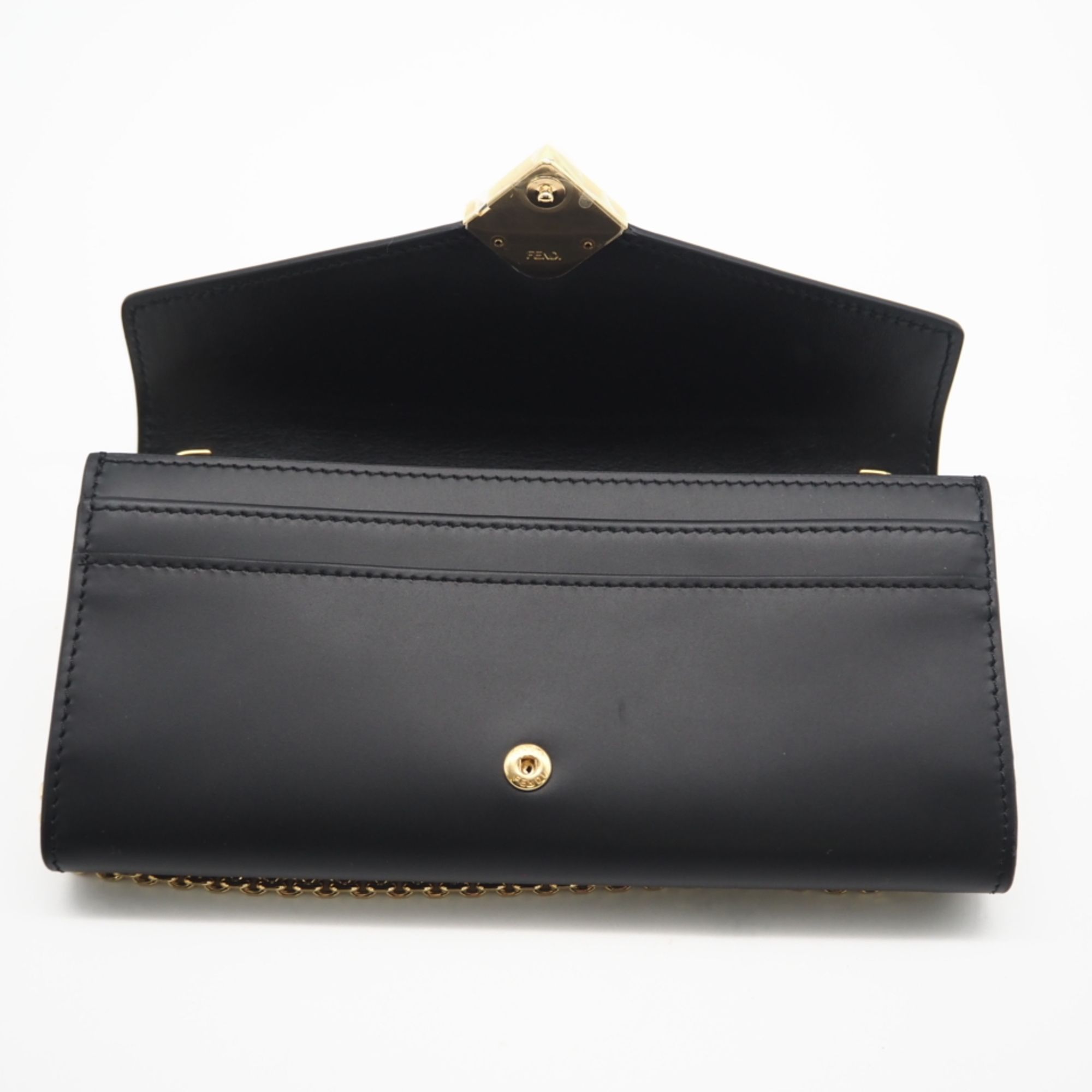 Leather Chain/Shoulder Wallet (Pre-Owned) - Fendi - Modalova