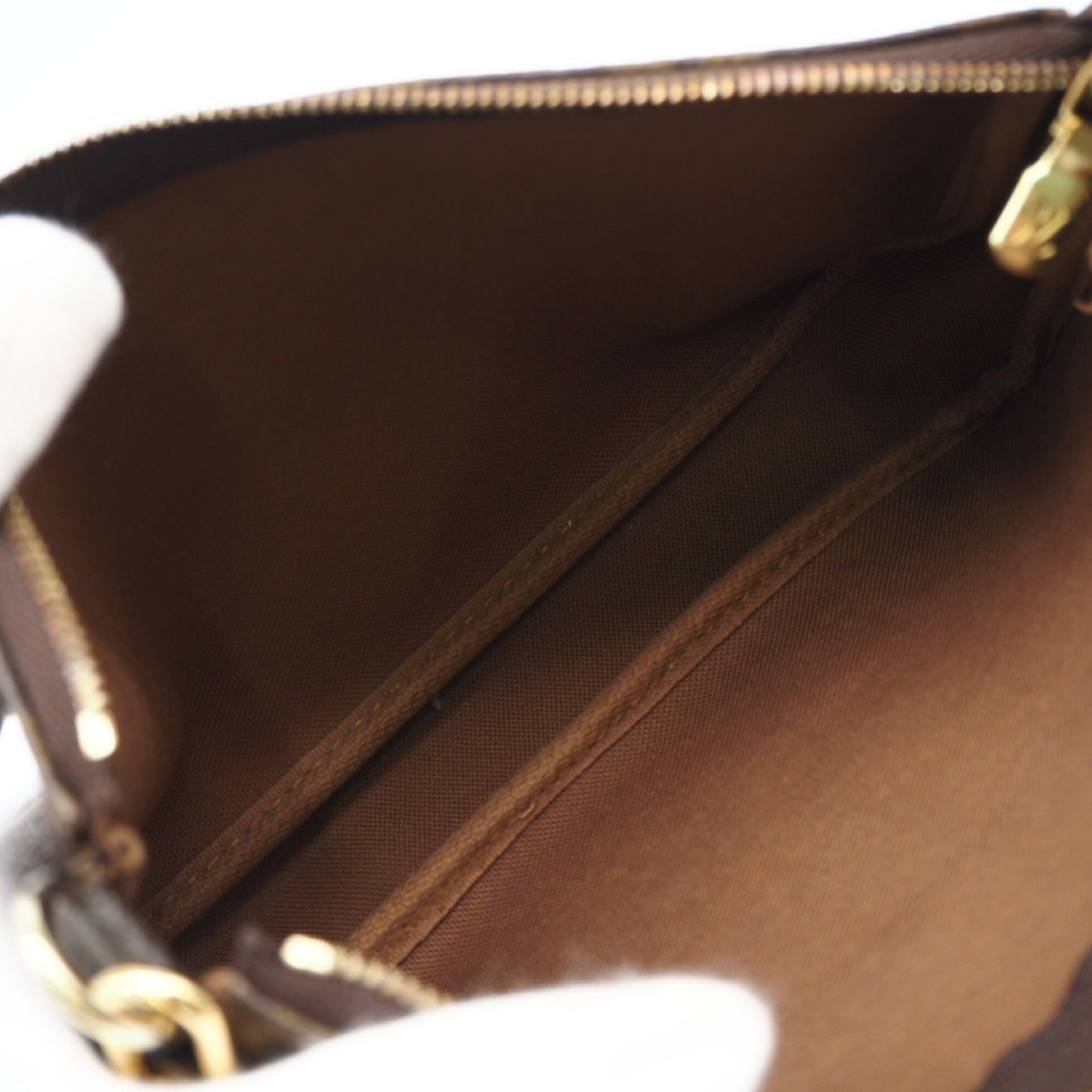 Monogram Coated Canvas Leather Pouch (Pre-Owned) - Louis Vuitton - Modalova