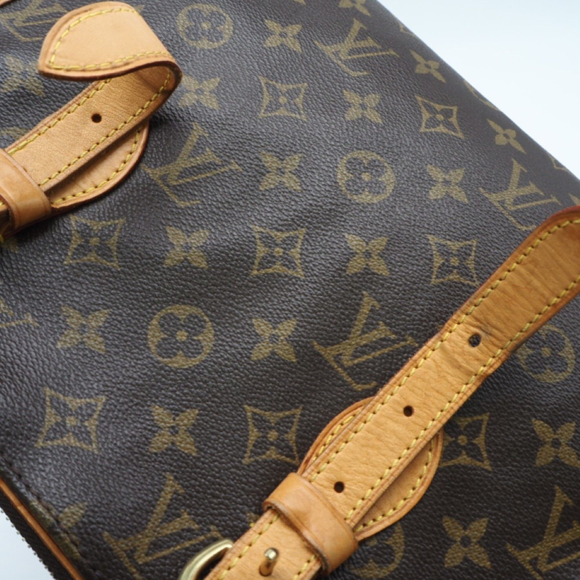 Monogram Coated Canvas Leather Handbag (Pre-Owned) - Louis Vuitton - Modalova
