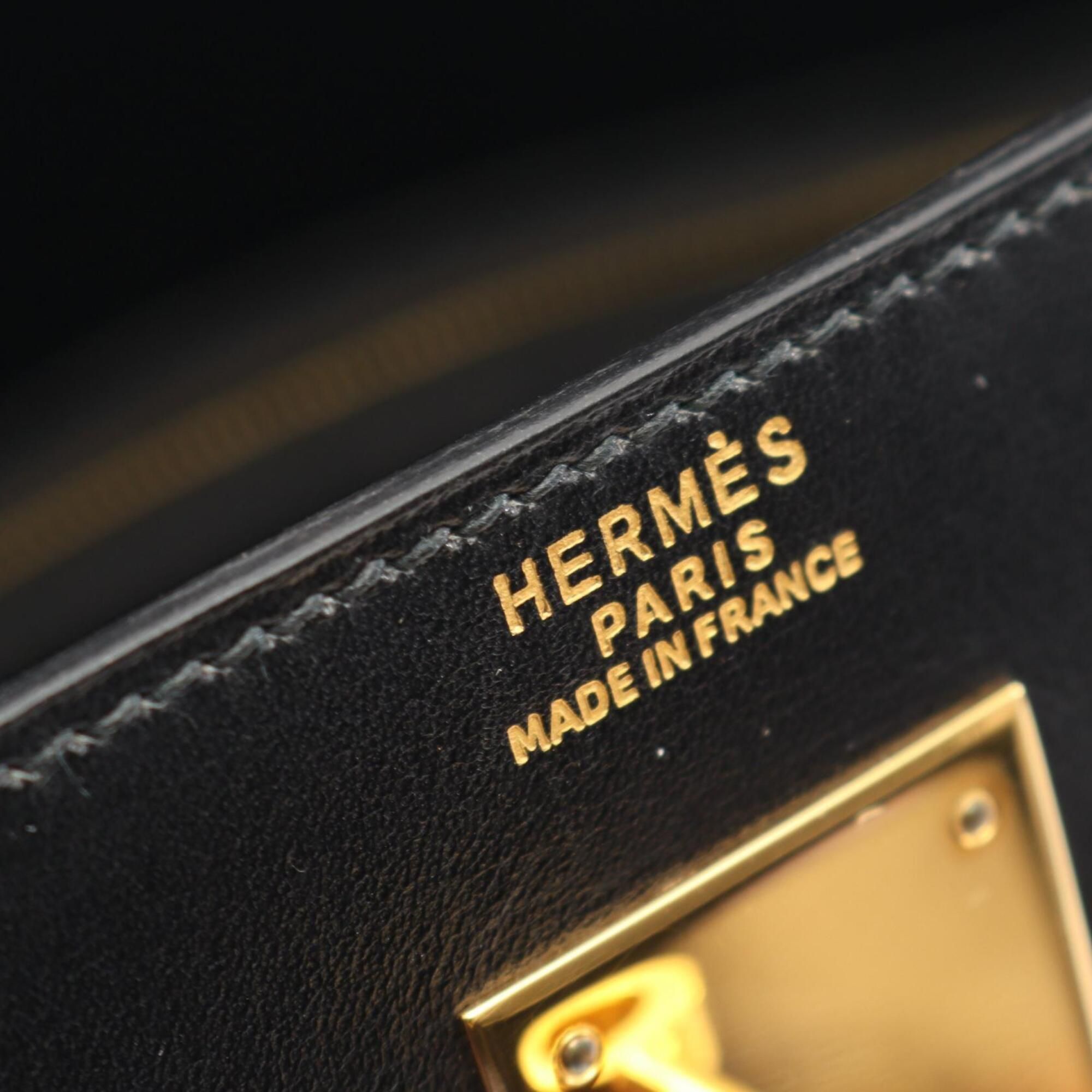Box Calf Leather Handbag (Pre-Owned) - Hermes - Modalova