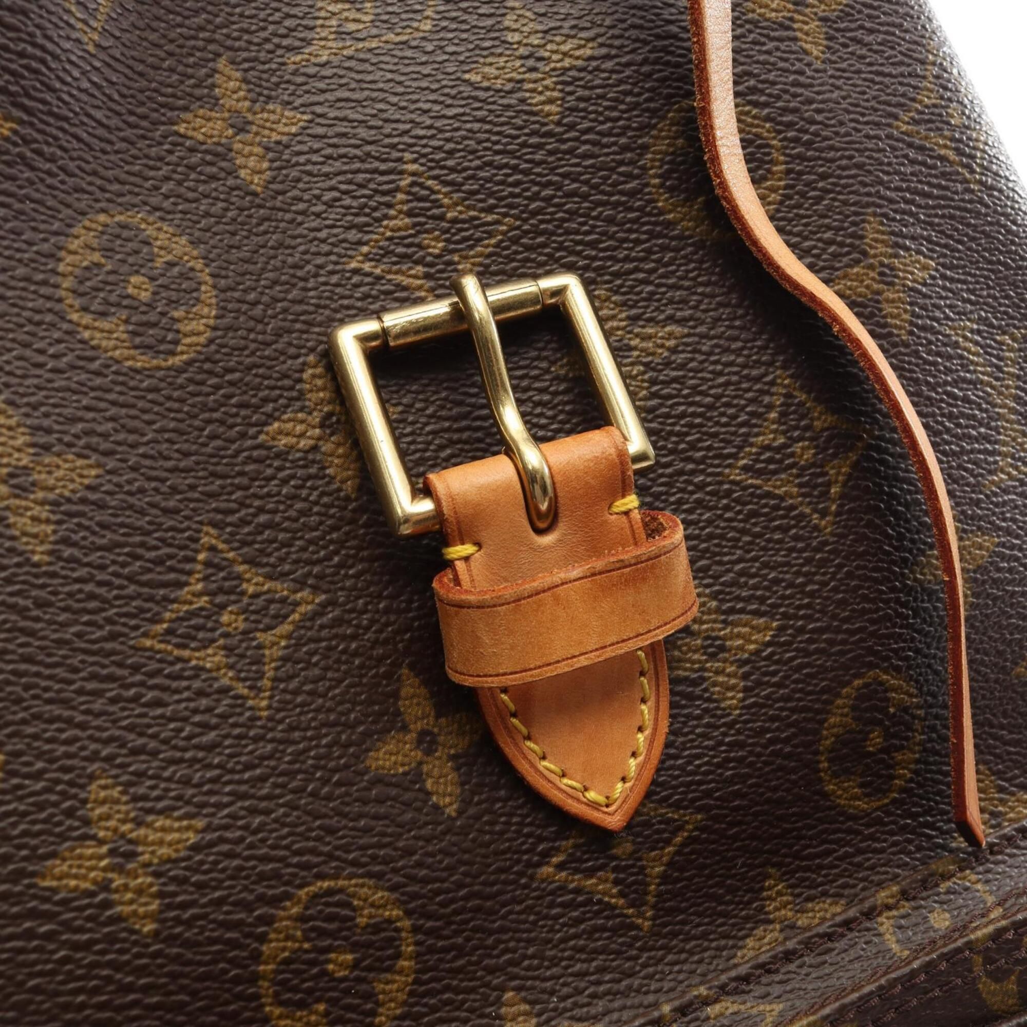 Coated Canvas Leather Backpack (Pre-Owned) - Louis Vuitton - Modalova