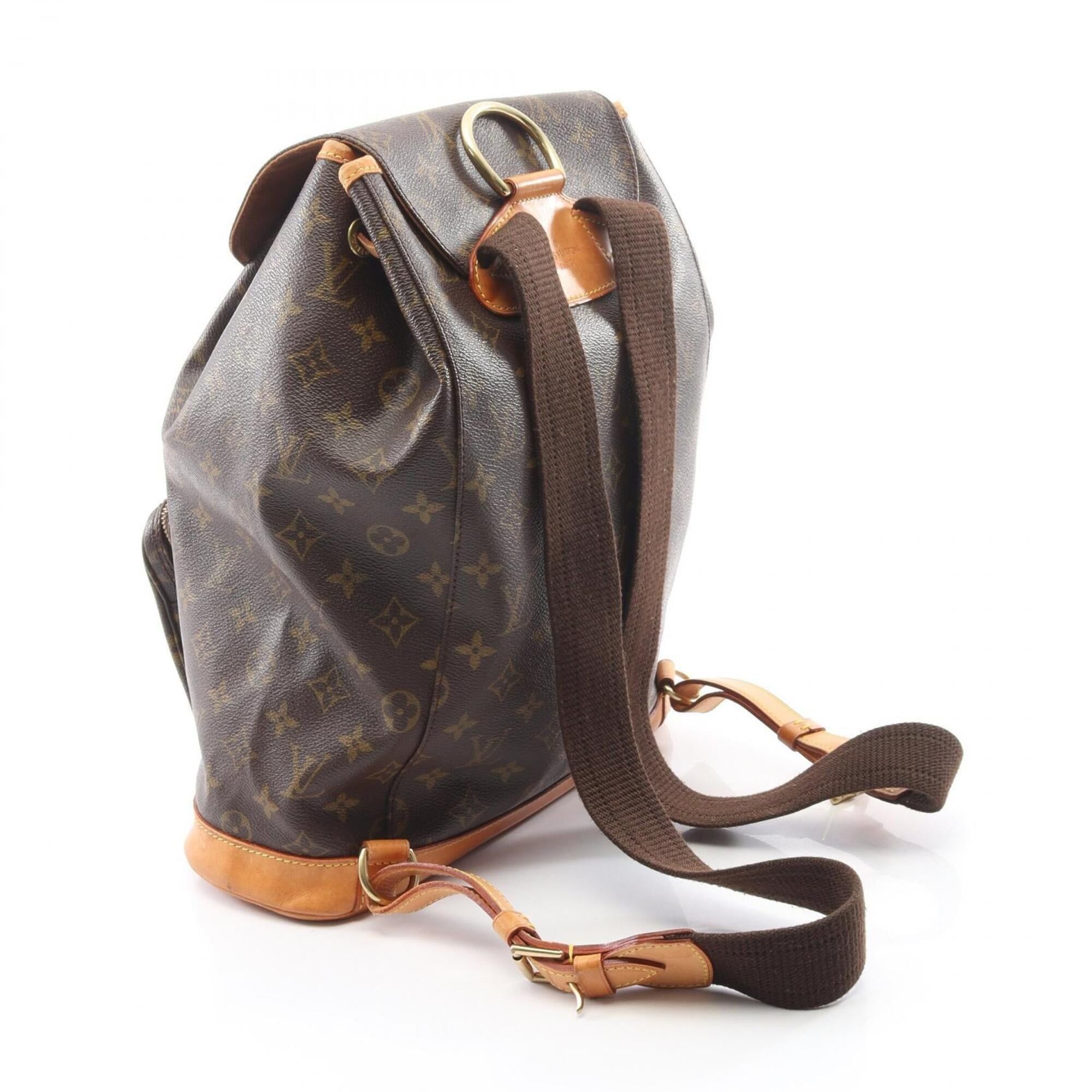 Coated Canvas Leather Backpack (Pre-Owned) - Louis Vuitton - Modalova