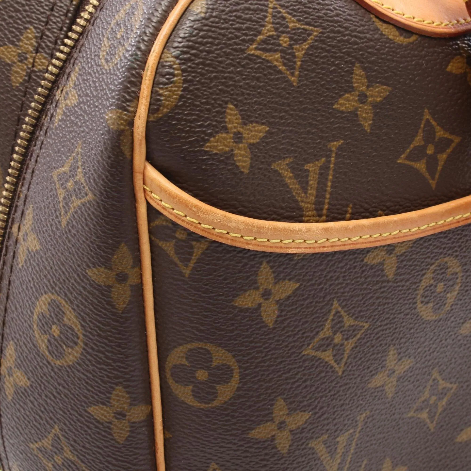 Coated Canvas Leather Handbag (Pre-Owned) - Louis Vuitton - Modalova
