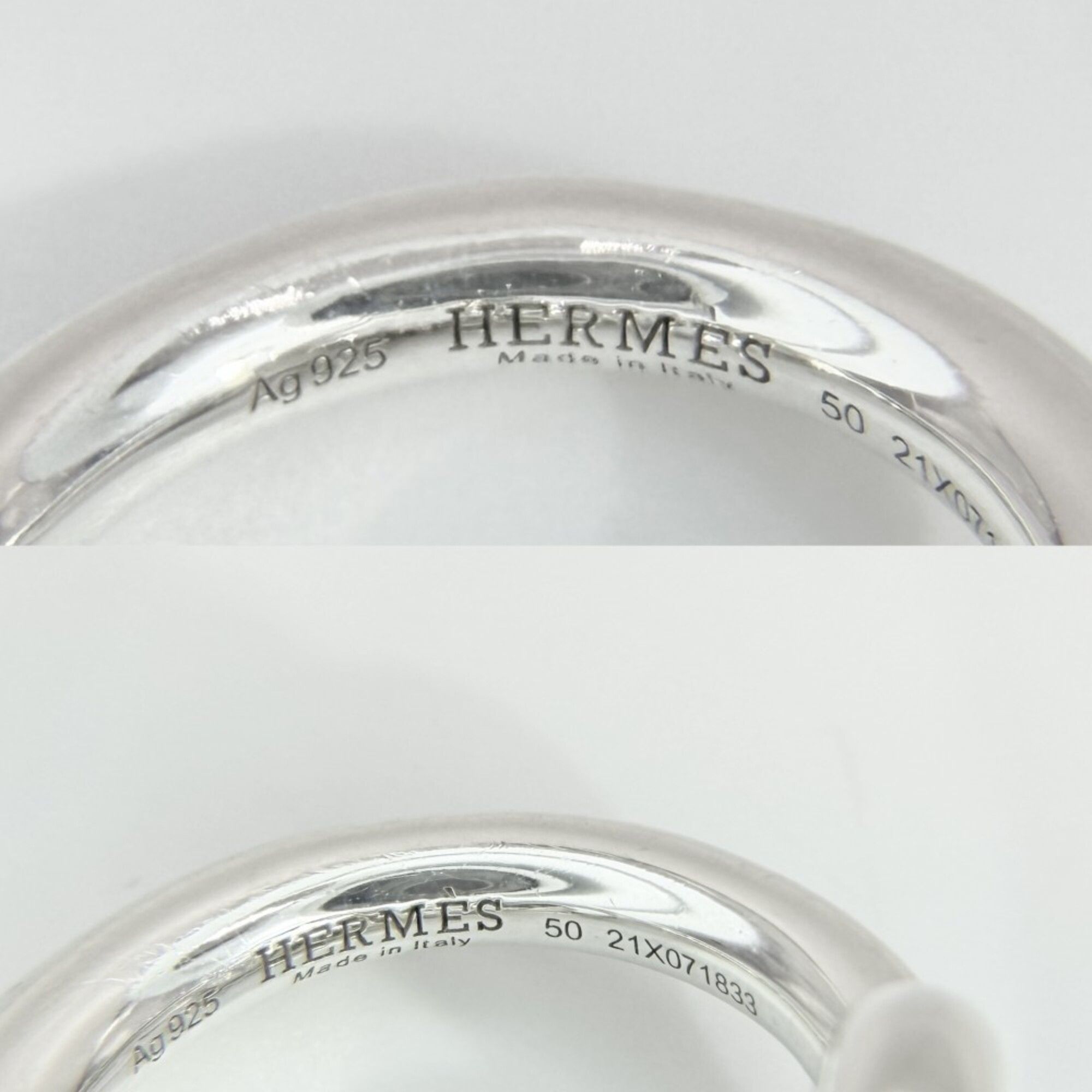 Silver 925 Band Ring (Pre-Owned) - Hermes - Modalova