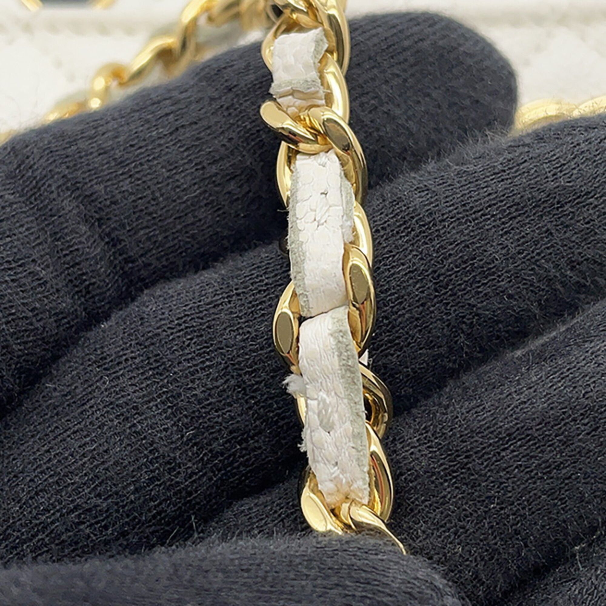 Grained Calfskin Chain/Shoulder Wallet (Pre-Owned) - Chanel - Modalova