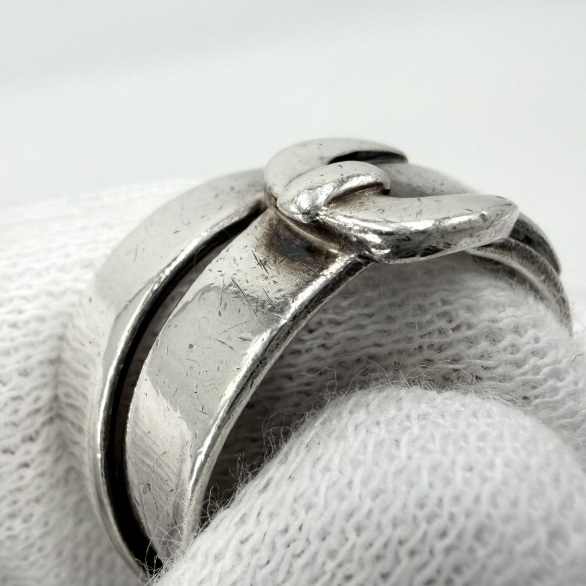Silver 925 Band Ring (Pre-Owned) - Hermes - Modalova